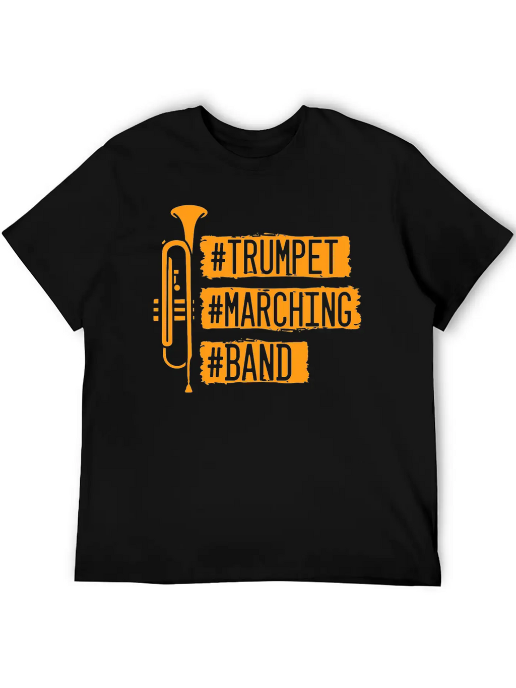 Trumpet Marching Ban Casual Graphic T-Shirt – Simple And Comfortable Daily Wear