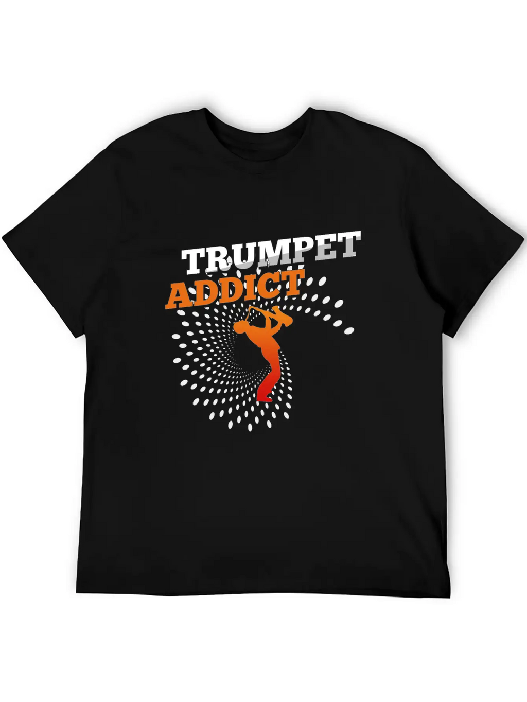 Trumpet Music Addict Gift Breathable Soft Cotton T-Shirt – Timeless Casual Look