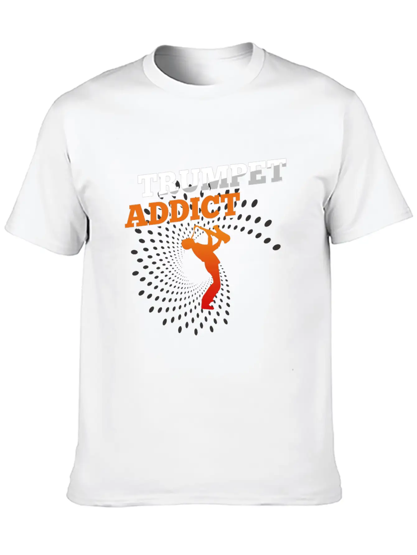 Trumpet Music Addict Gift Breathable Soft Cotton T-Shirt – Timeless Casual Look
