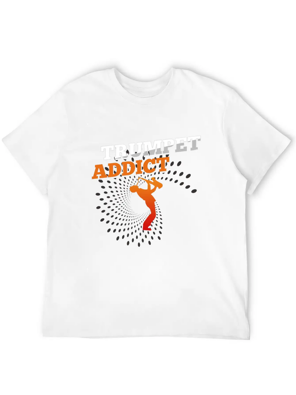 Trumpet Music Addict Gift Breathable Soft Cotton T-Shirt – Timeless Casual Look