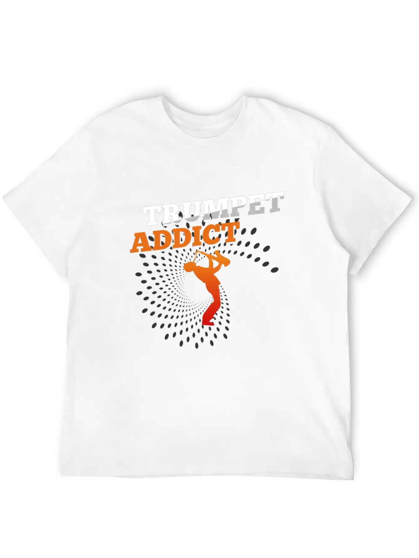 Trumpet Music Addict Gift Breathable Soft Cotton T-Shirt – Timeless Casual Look