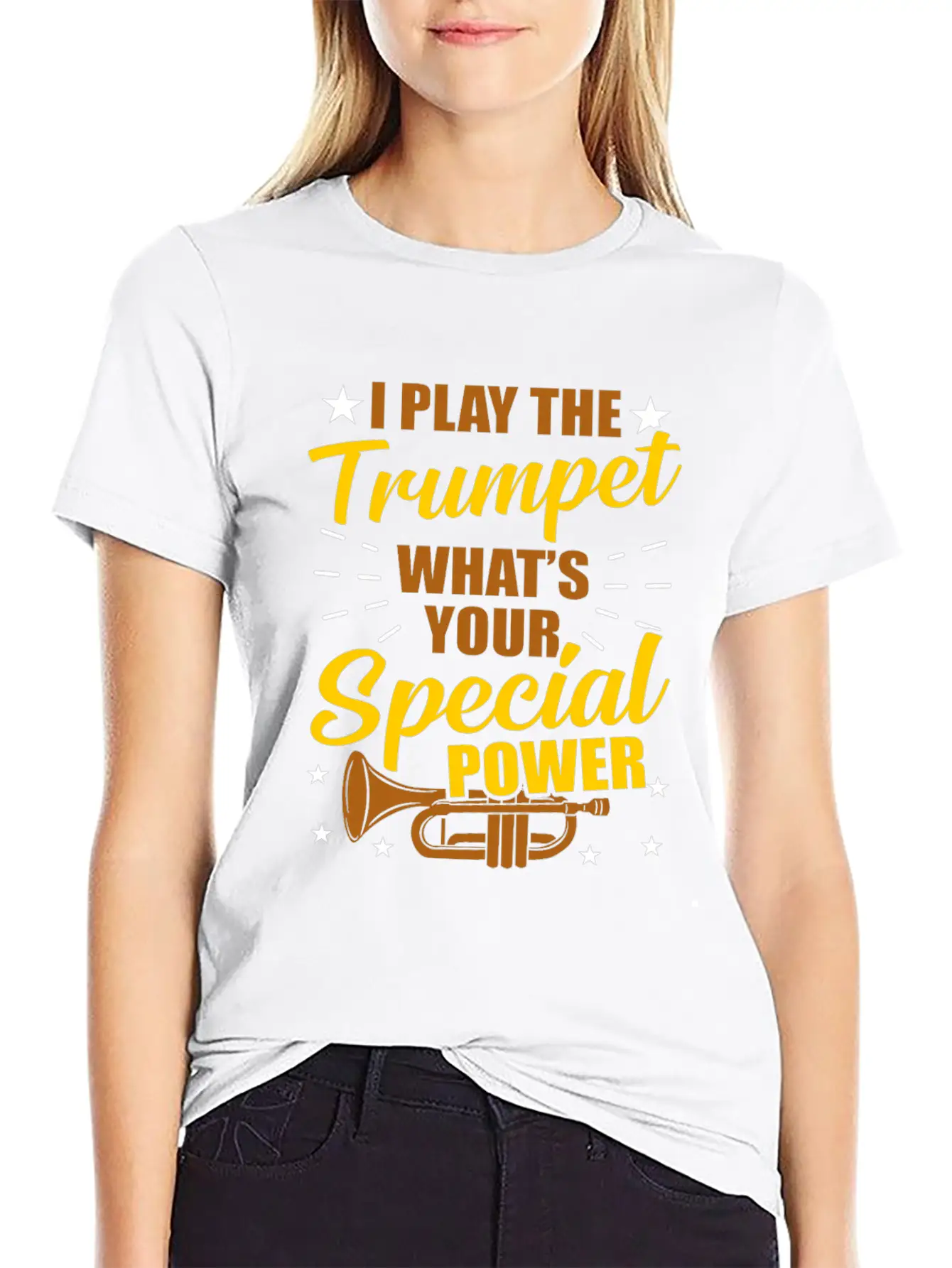 Trumpet Play Trumpet Band Gift Classic Fit Graphic Tee For Daily Comfort – Unisex Cotton Shirt