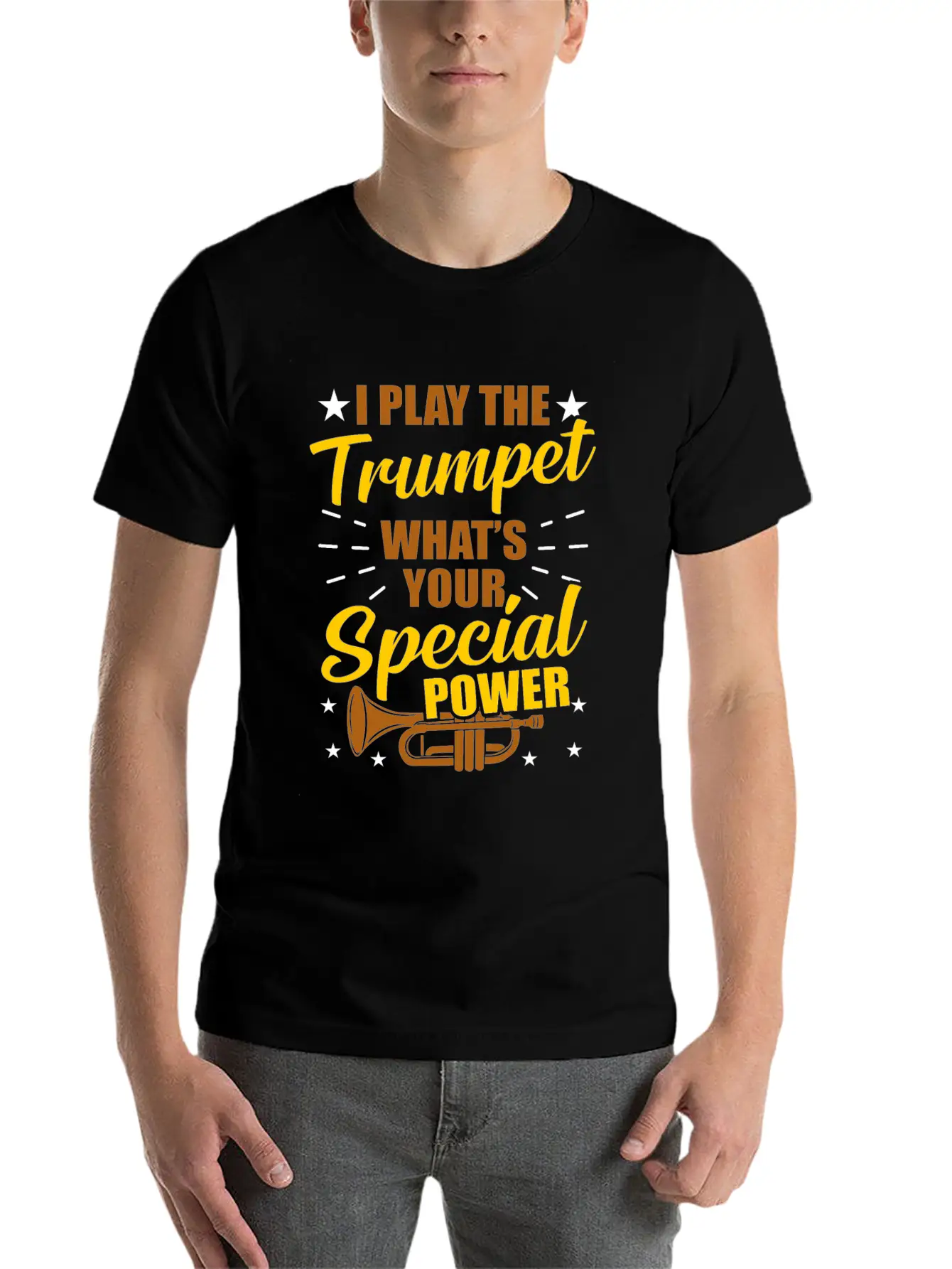 Trumpet Play Trumpet Band Gift Classic Fit Graphic Tee For Daily Comfort – Unisex Cotton Shirt