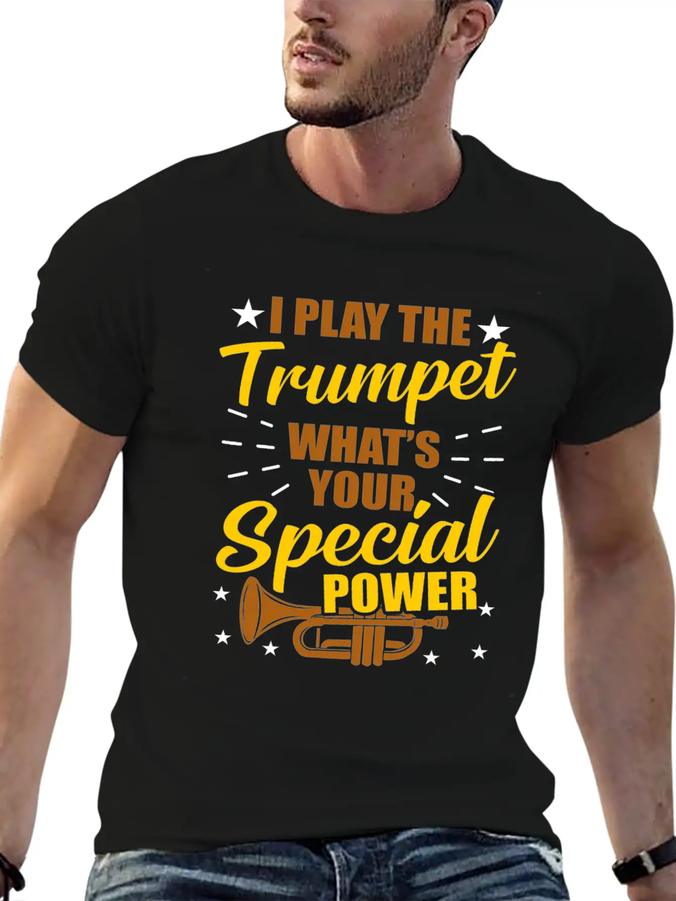 Trumpet Play Trumpet Band Gift Classic Fit Graphic Tee For Daily Comfort – Unisex Cotton Shirt