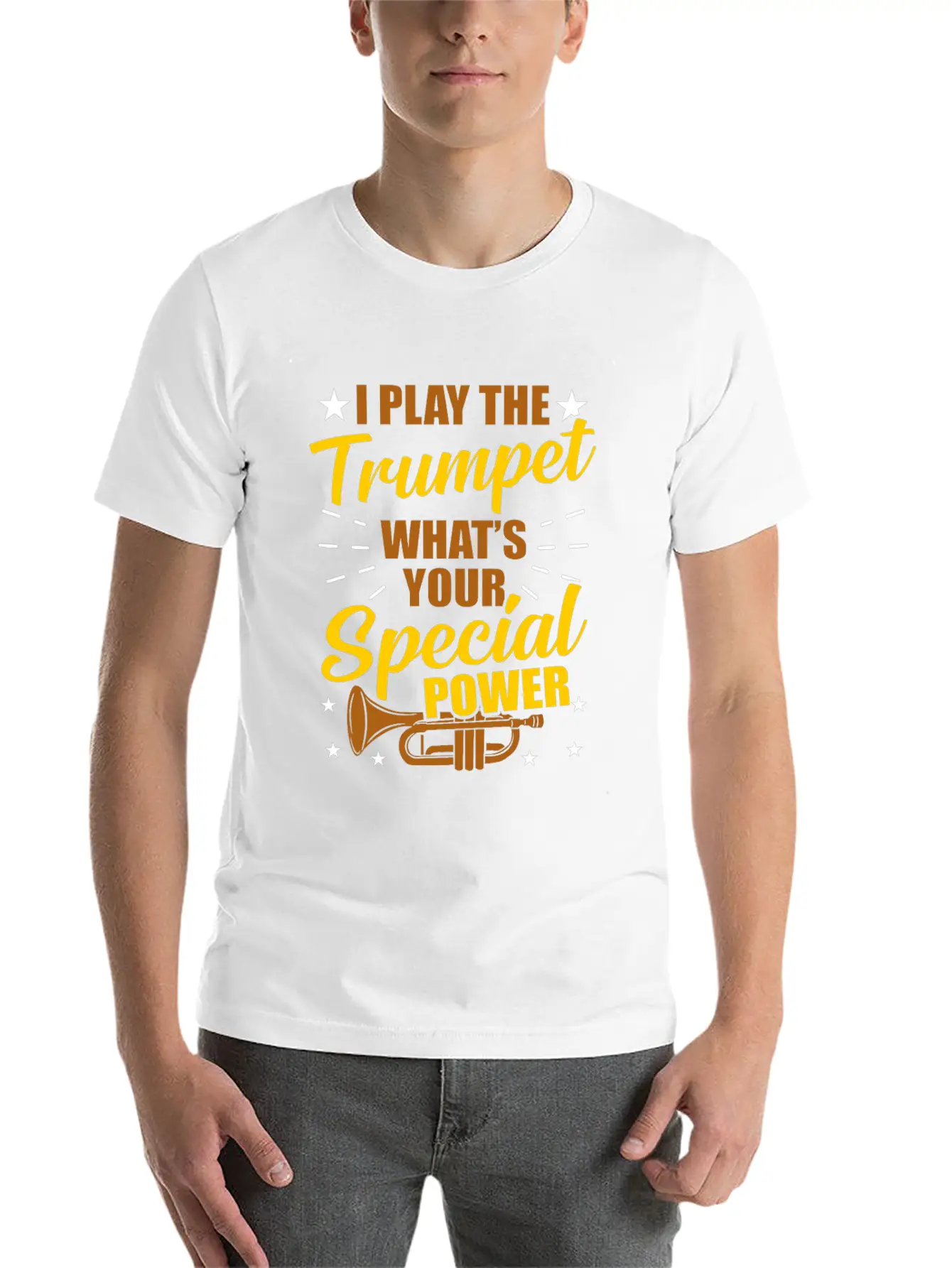 Trumpet Play Trumpet Band Gift Classic Fit Graphic Tee For Daily Comfort – Unisex Cotton Shirt