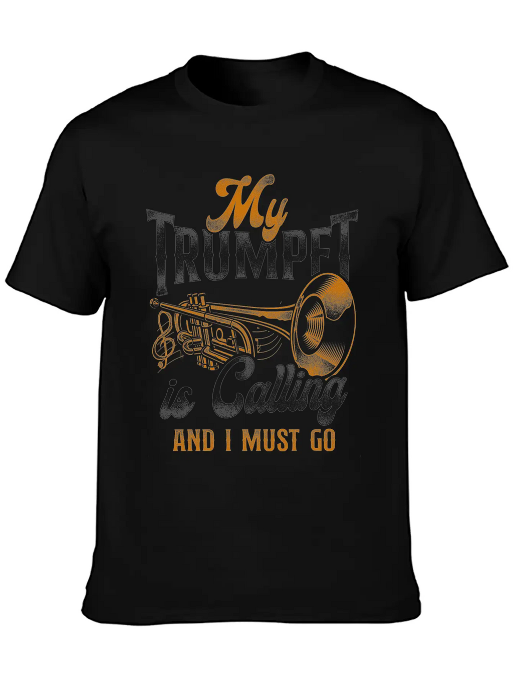 Trumpet Player Vintage My Trumpet Breathable Soft Cotton T-Shirt – Timeless Casual Look