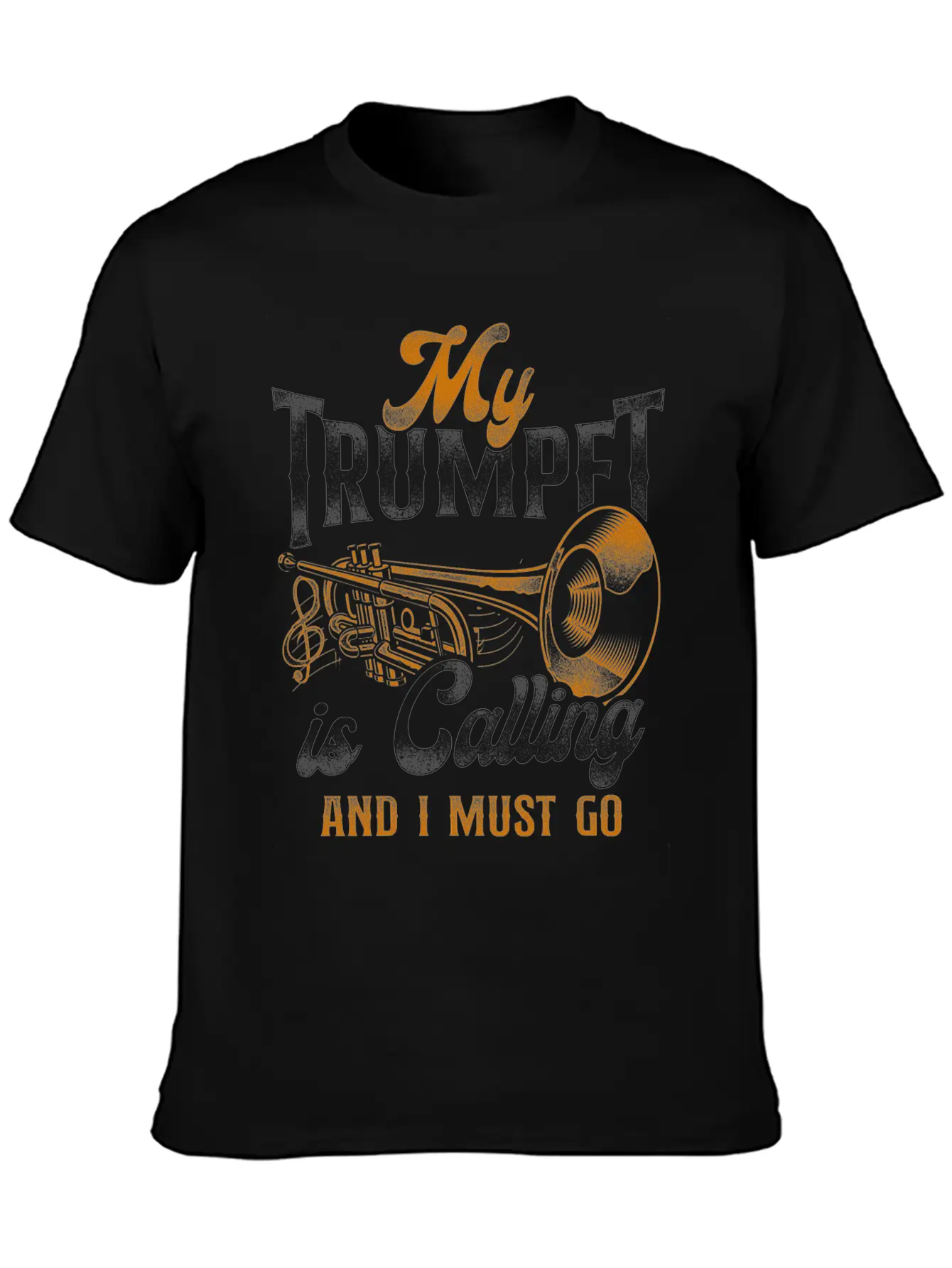 Trumpet Player Vintage My Trumpet Breathable Soft Cotton T-Shirt – Timeless Casual Look