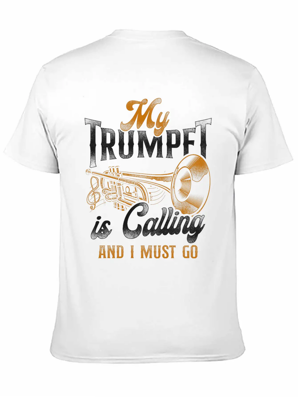 Trumpet Player Vintage My Trumpet Breathable Soft Cotton T-Shirt – Timeless Casual Look