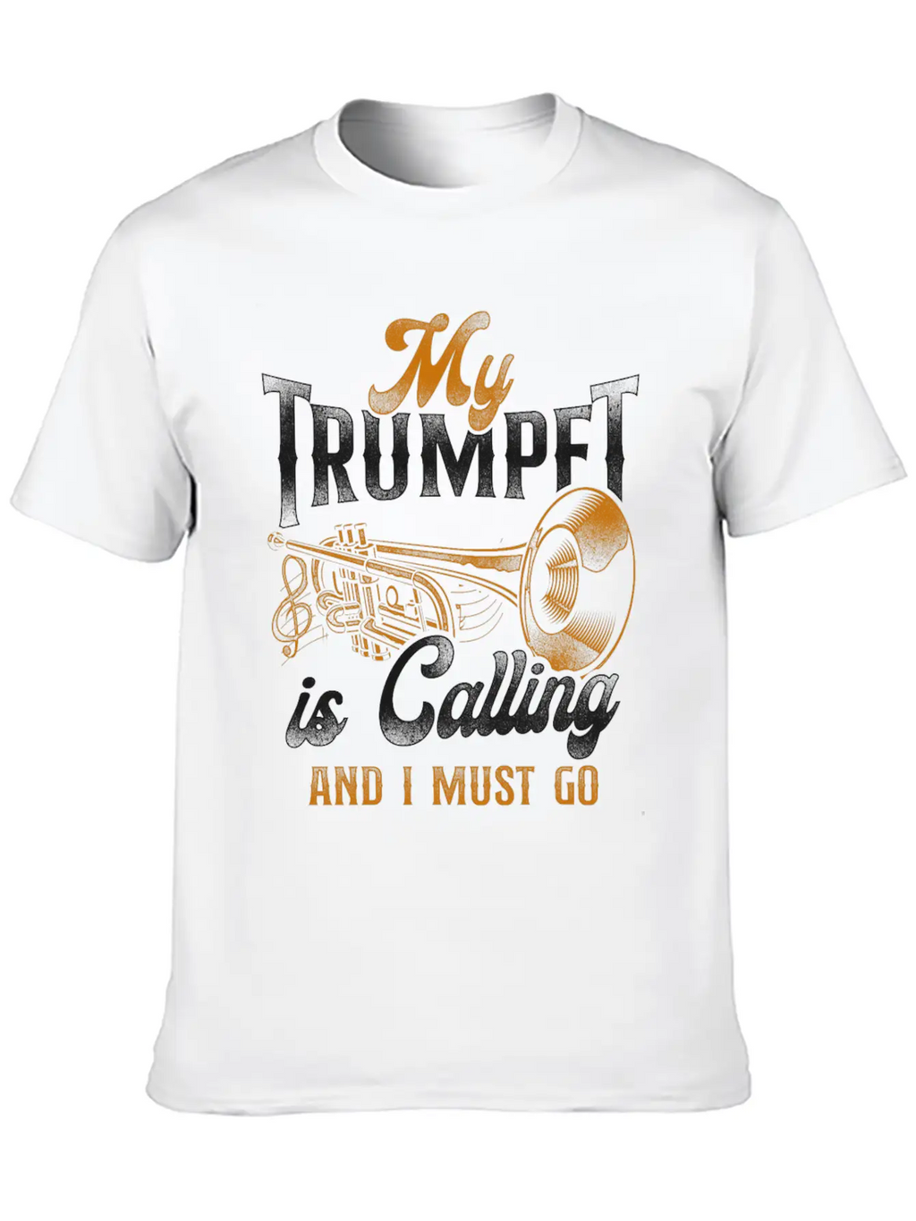 Trumpet Player Vintage My Trumpet Breathable Soft Cotton T-Shirt – Timeless Casual Look