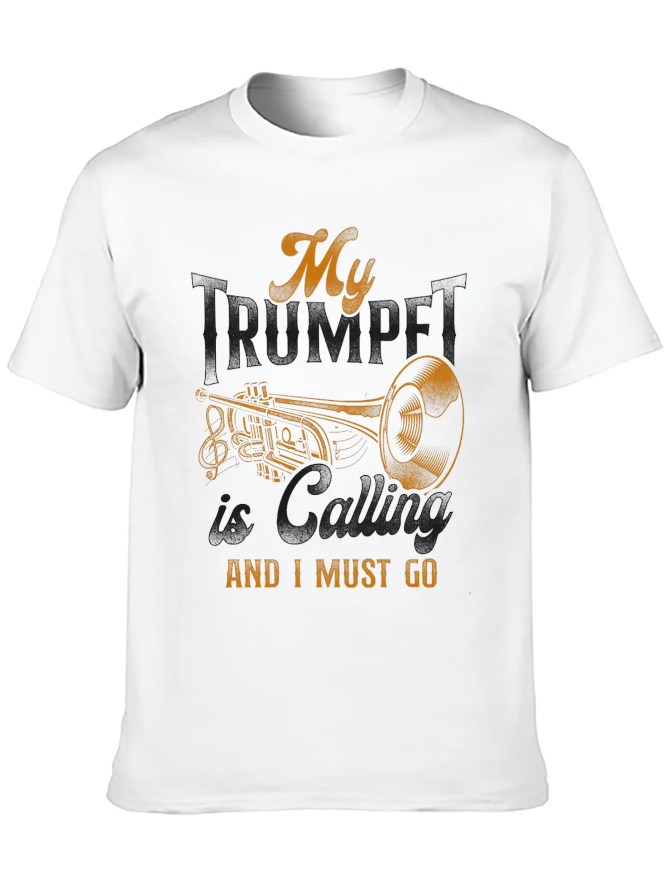 Trumpet Player Vintage My Trumpet Breathable Soft Cotton T-Shirt – Timeless Casual Look