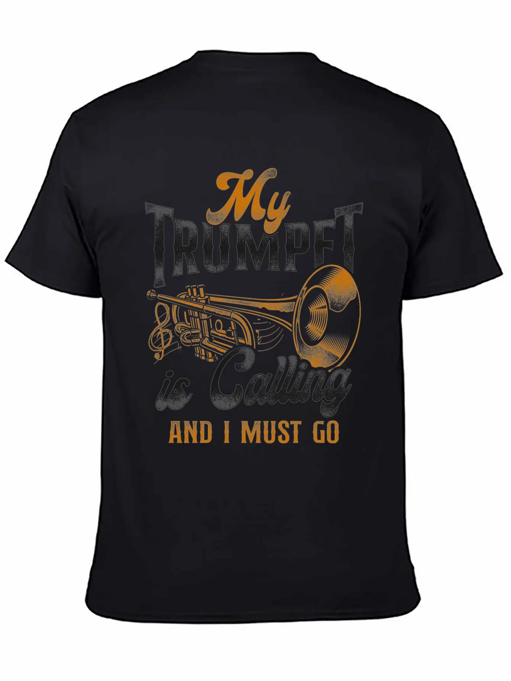 Trumpet Player Vintage My Trumpet Breathable Soft Cotton T-Shirt – Timeless Casual Look