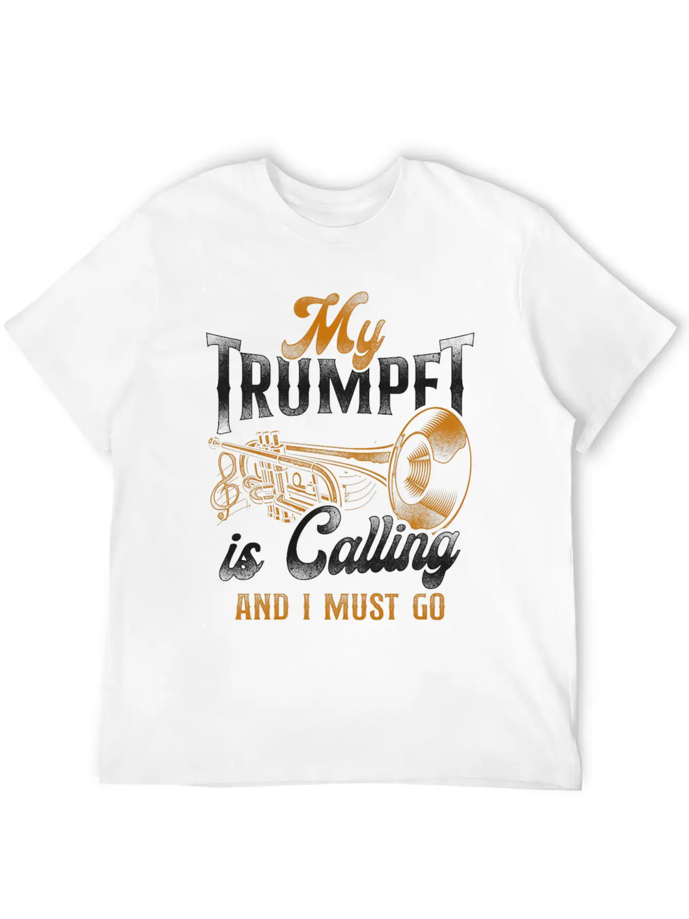 Trumpet Player Vintage My Trumpet Breathable Soft Cotton T-Shirt – Timeless Casual Look