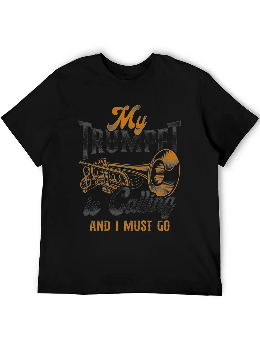 Trumpet Player Vintage My Trumpet Breathable Soft Cotton T-Shirt – Timeless Casual Look