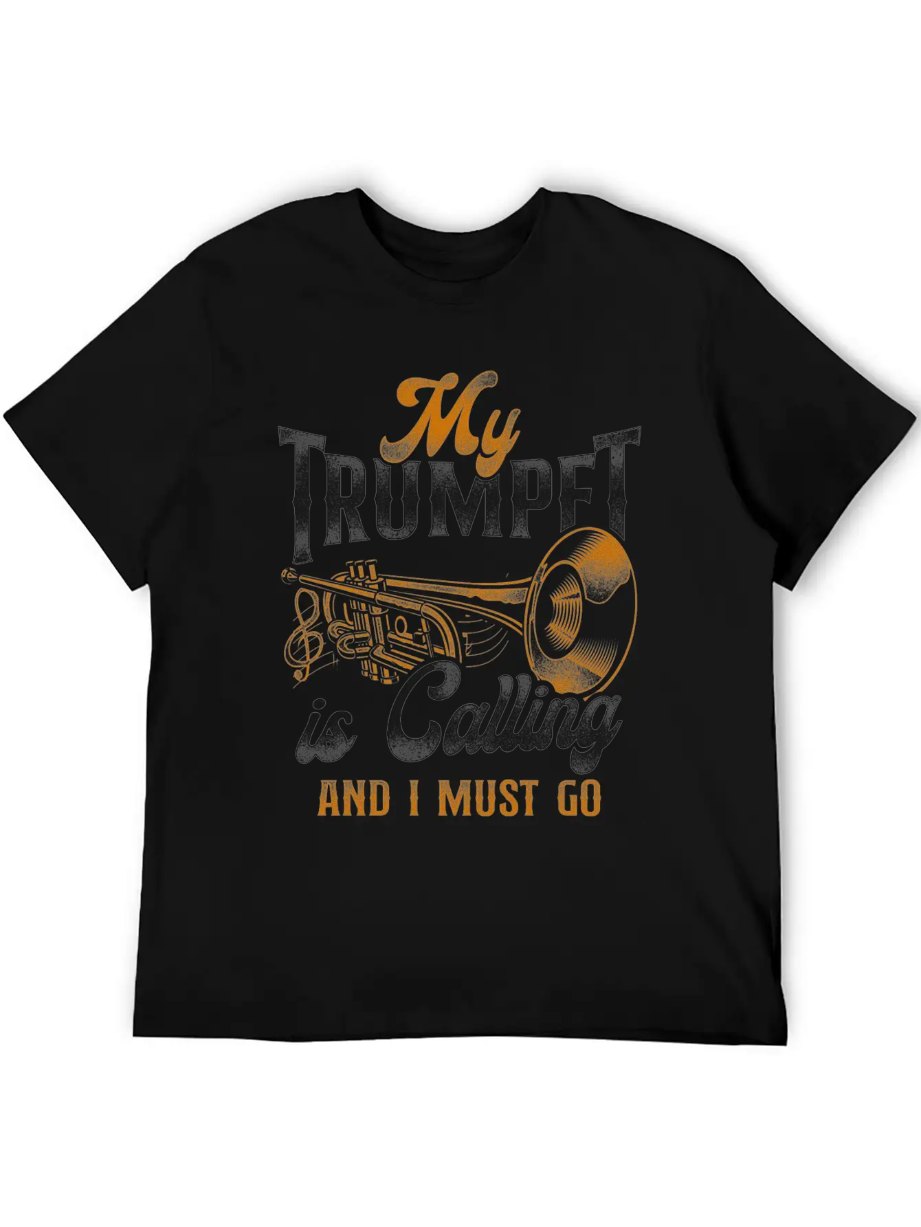 Trumpet Player Vintage My Trumpet Breathable Soft Cotton T-Shirt – Timeless Casual Look