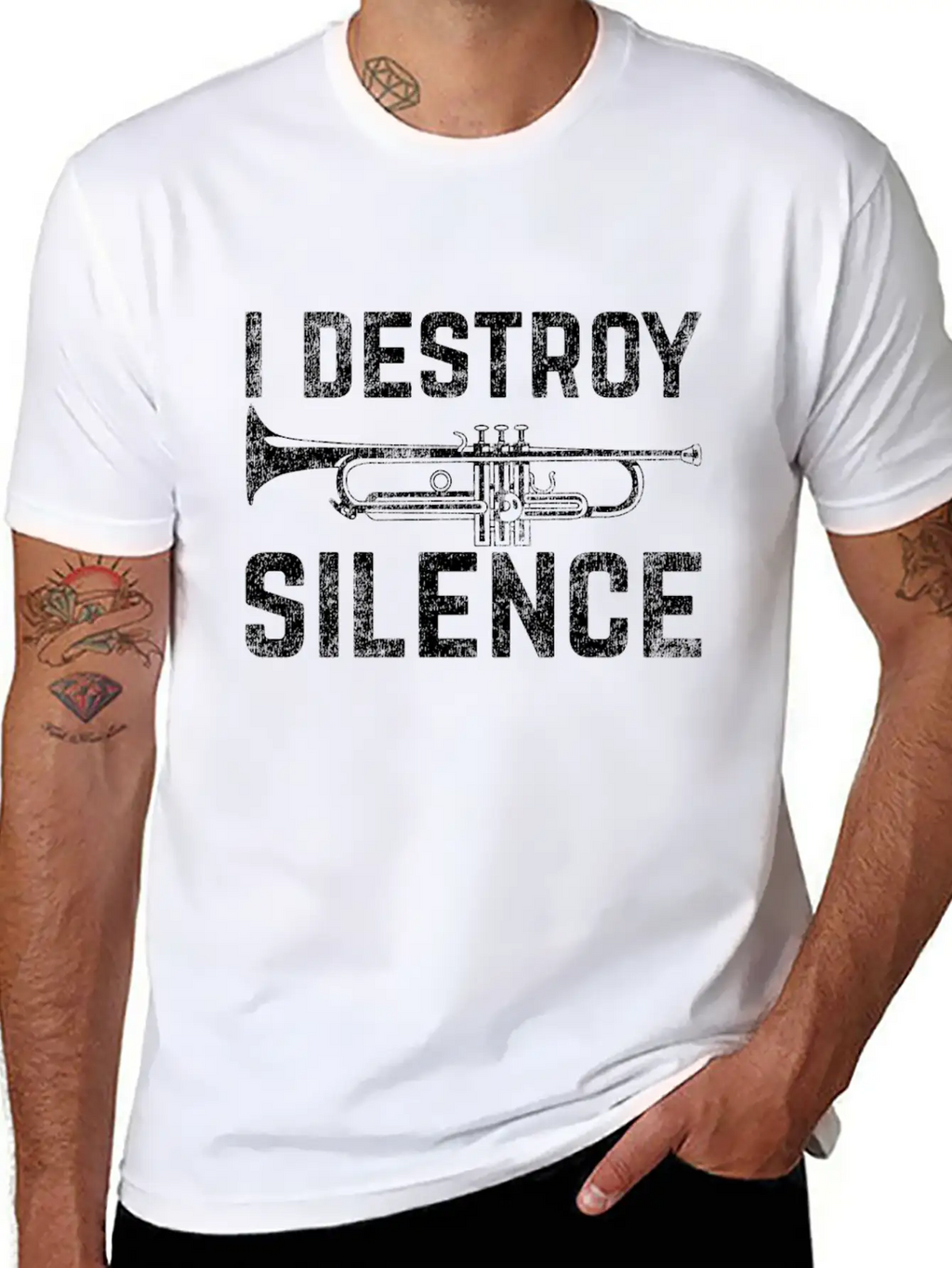 Trumpet Silence Unisex Casual T-Shirt – Clean Design For Daily Comfort