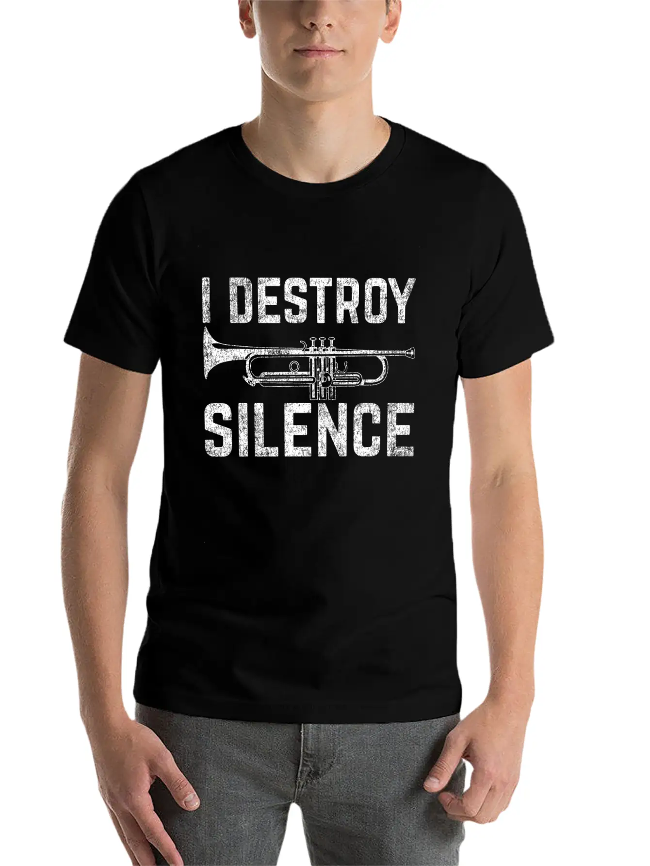 Trumpet Silence Unisex Casual T-Shirt – Clean Design For Daily Comfort