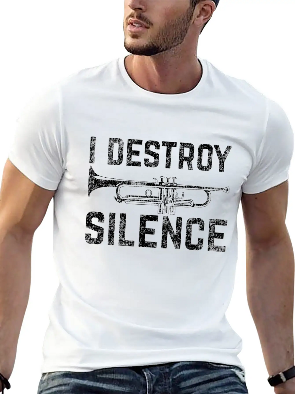 Trumpet Silence Unisex Casual T-Shirt – Clean Design For Daily Comfort