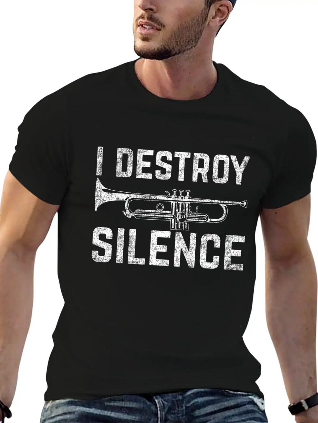 Trumpet Silence Unisex Casual T-Shirt – Clean Design For Daily Comfort