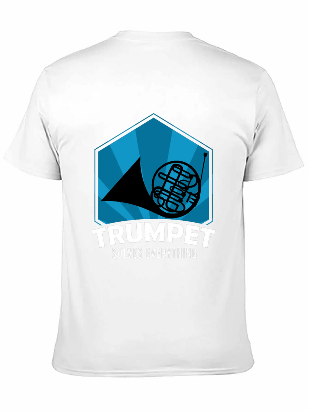 Trumpet Solves Everything Essential Cotton Tee For Daily Outfits – Unisex Style