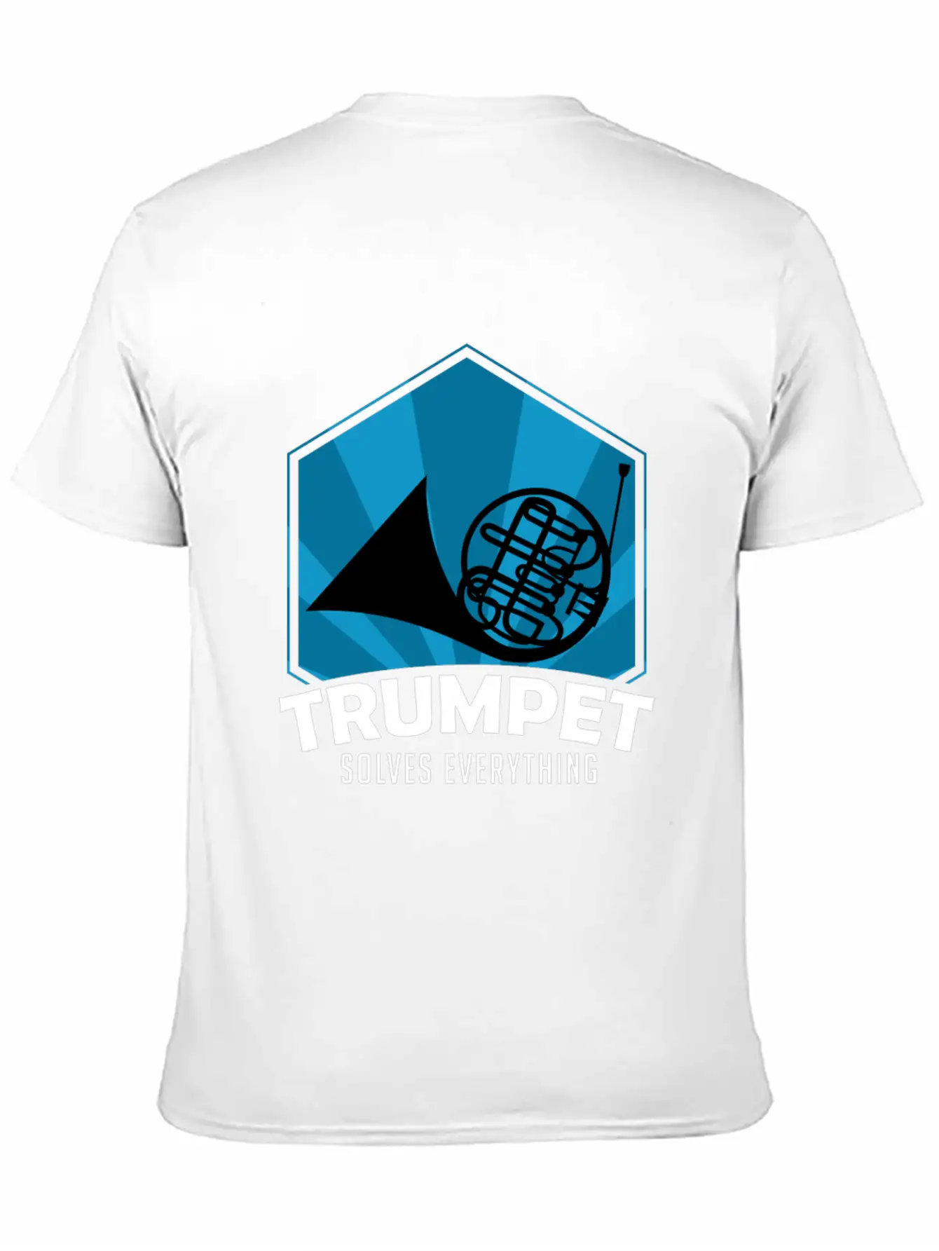 Trumpet Solves Everything Essential Cotton Tee For Daily Outfits – Unisex Style
