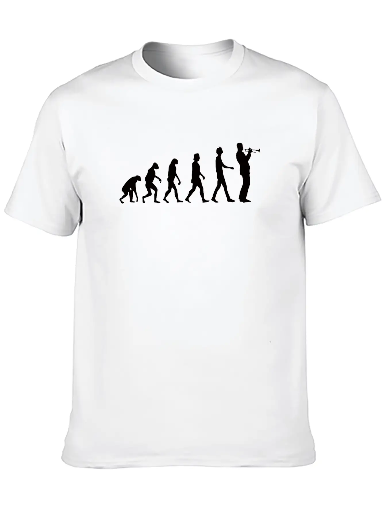 Trumpet Trumpet Player Evolution Unisex Casual T-Shirt – Clean Design For Daily Comfort