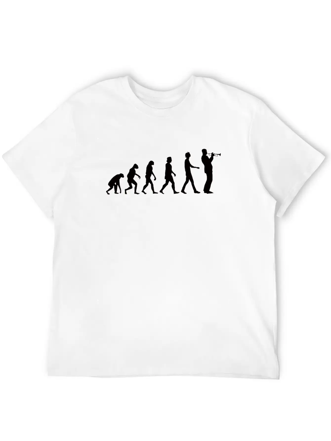 Trumpet Trumpet Player Evolution Unisex Casual T-Shirt – Clean Design For Daily Comfort