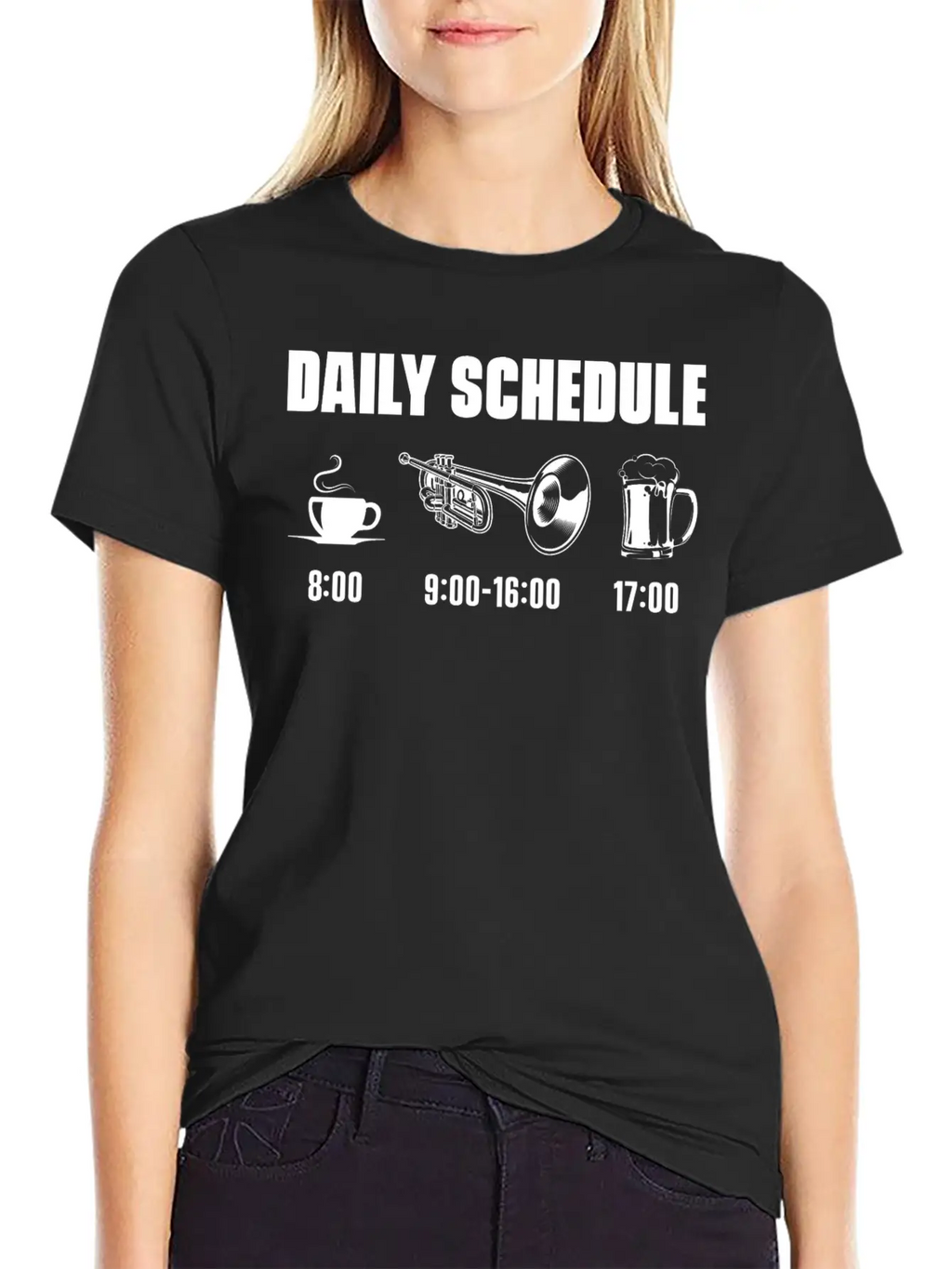 Trumpet Trumpeter Jazz Music Marching Band Breathable Graphic T-Shirt – Perfect For Casual Days