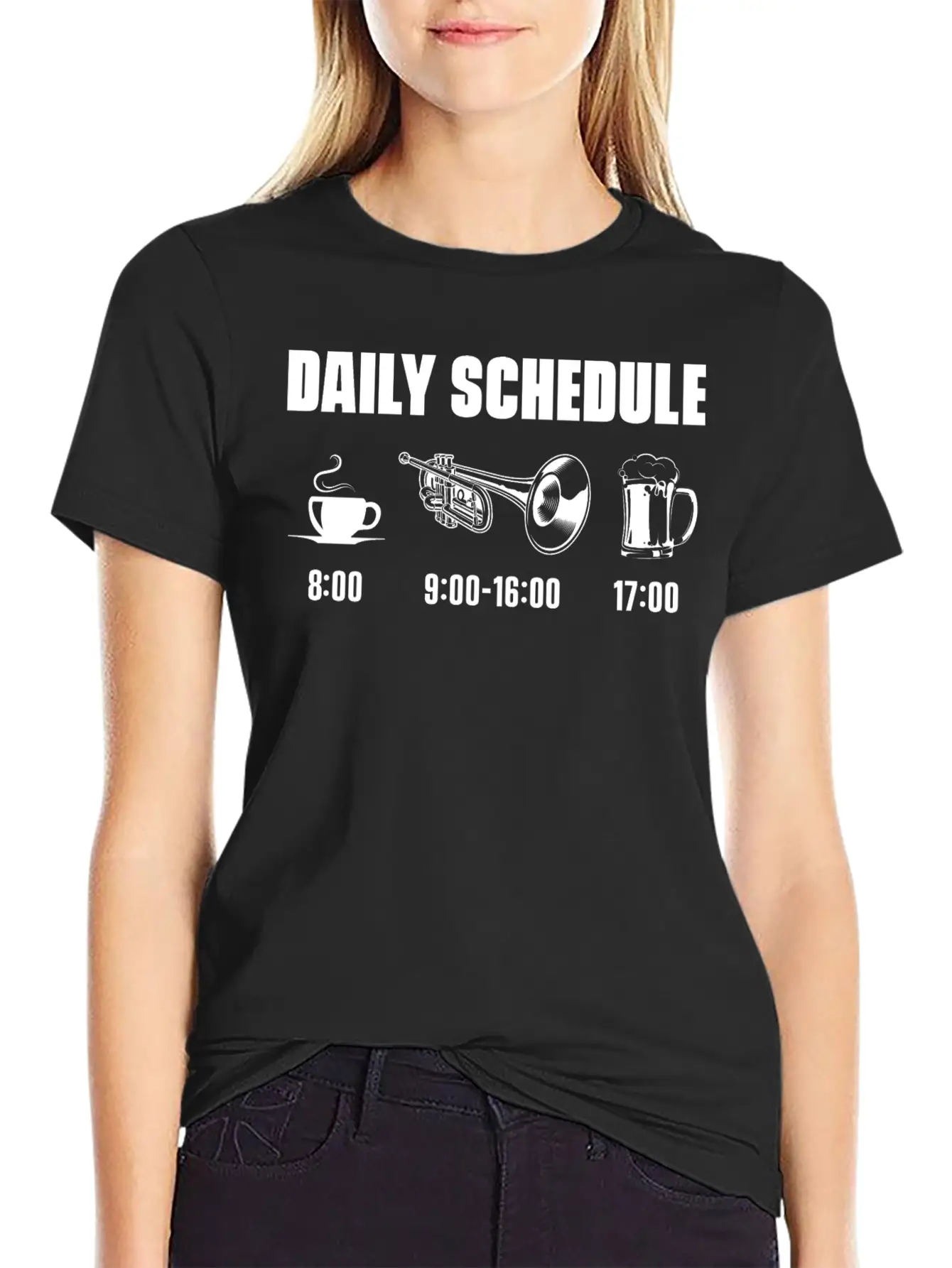 Trumpet Trumpeter Jazz Music Marching Band Breathable Graphic T-Shirt – Perfect For Casual Days