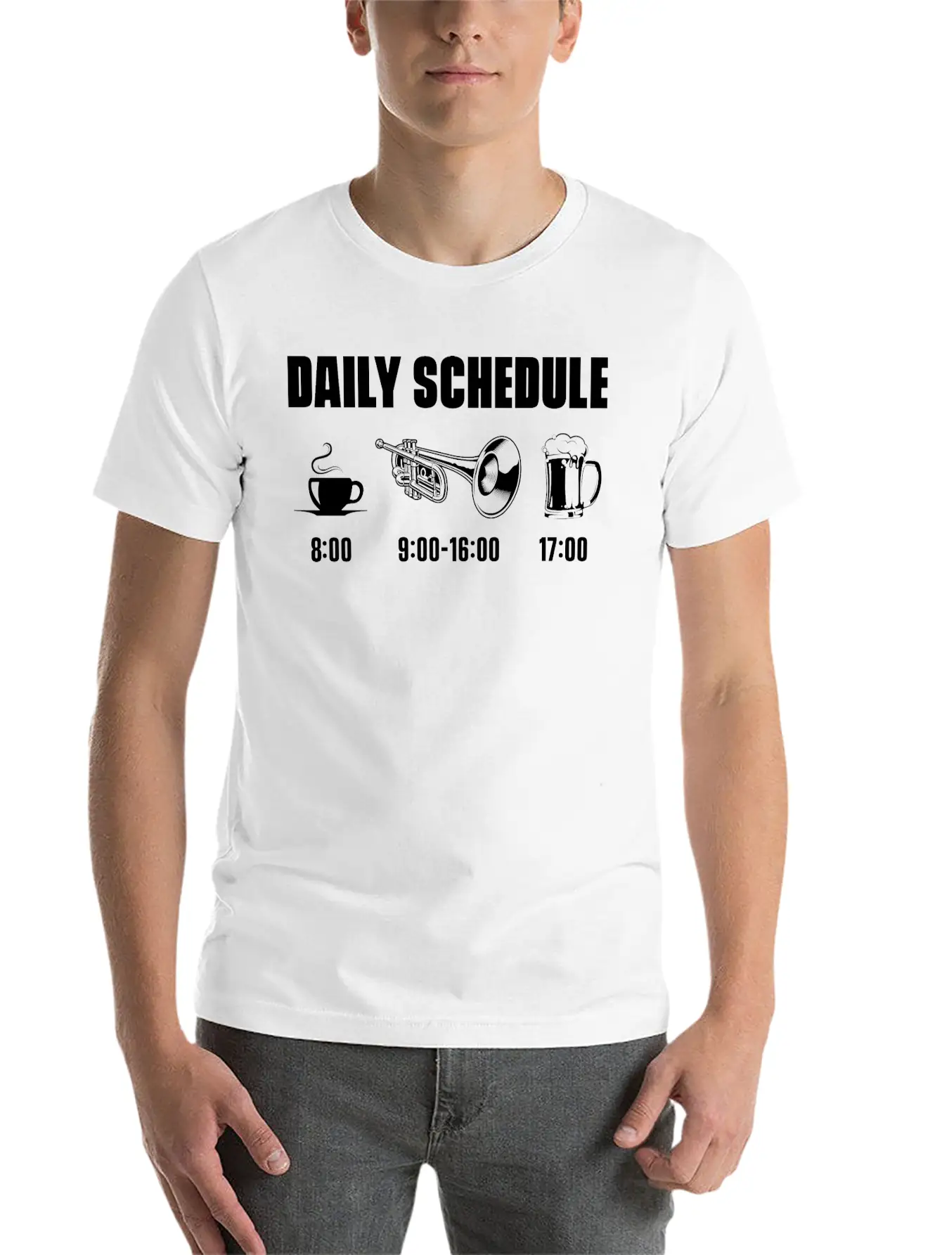 Trumpet Trumpeter Jazz Music Marching Band Breathable Graphic T-Shirt – Perfect For Casual Days