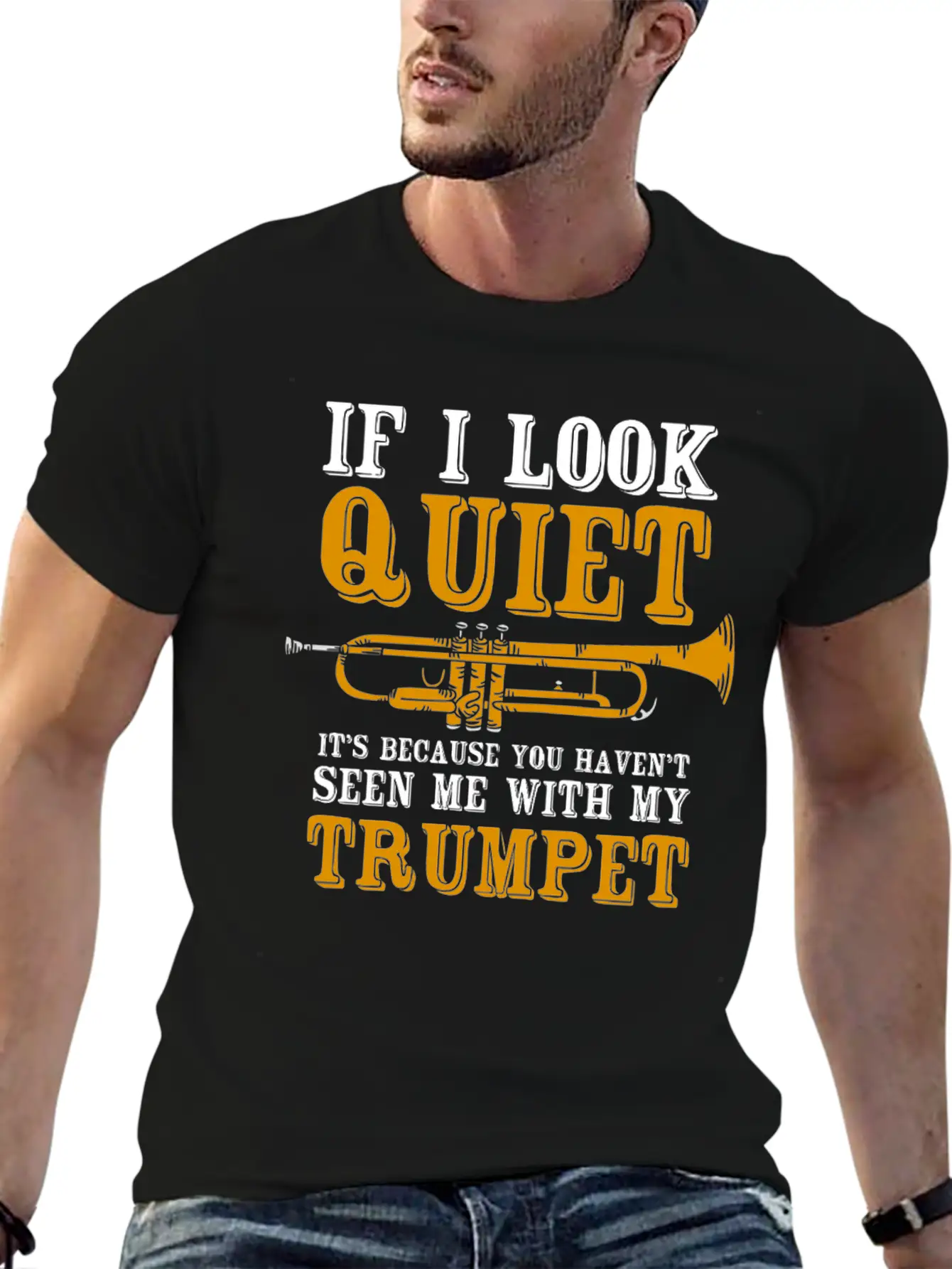 Trumpet Trumpeter Wind Instrument Unisex Casual T-Shirt – Clean Design For Daily Comfort