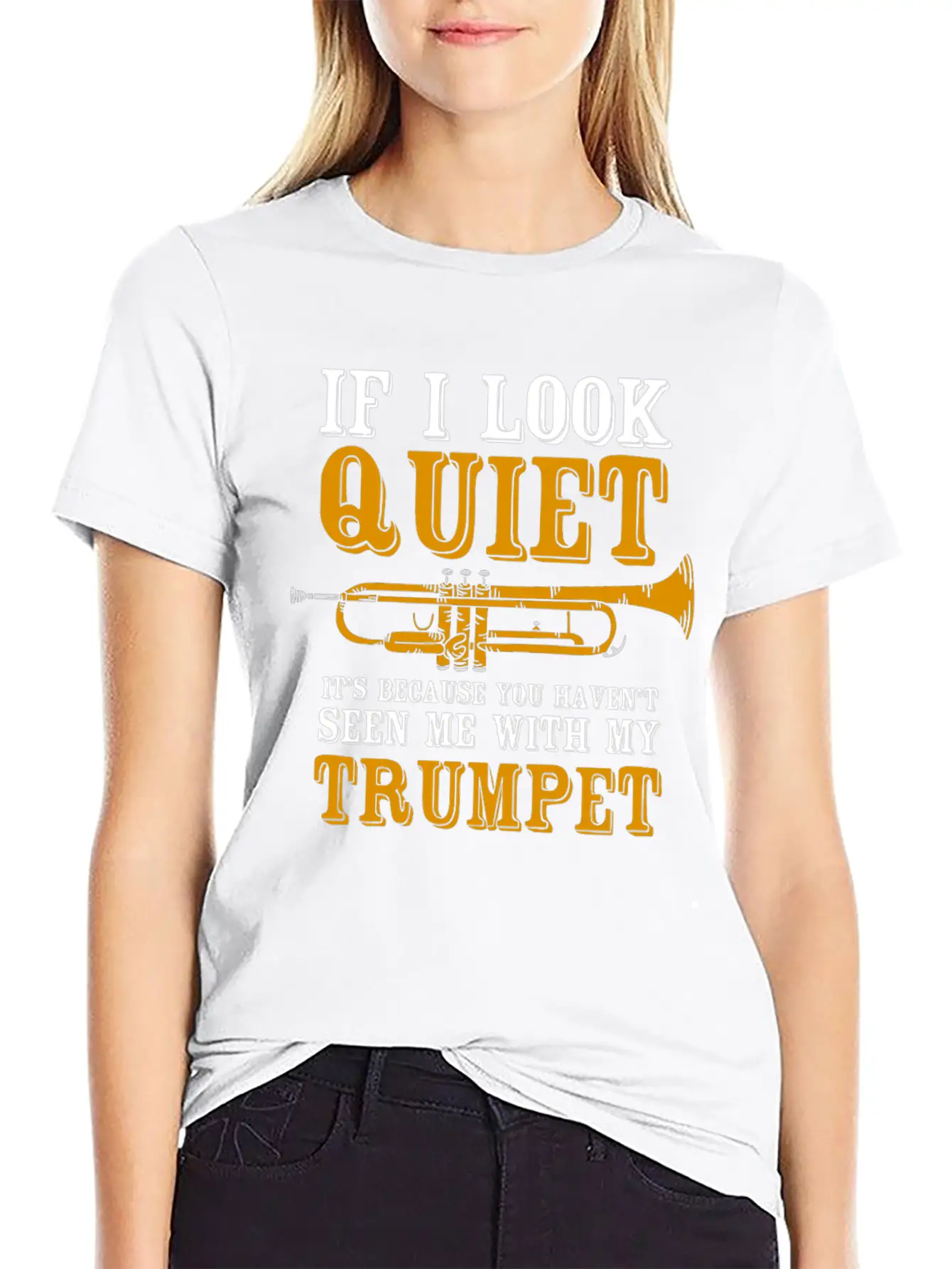 Trumpet Trumpeter Wind Instrument Unisex Casual T-Shirt – Clean Design For Daily Comfort