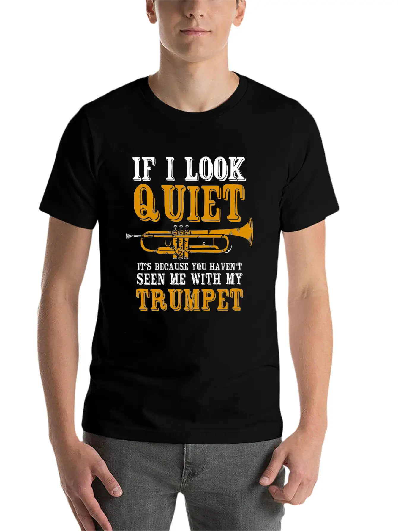 Trumpet Trumpeter Wind Instrument Unisex Casual T-Shirt – Clean Design For Daily Comfort