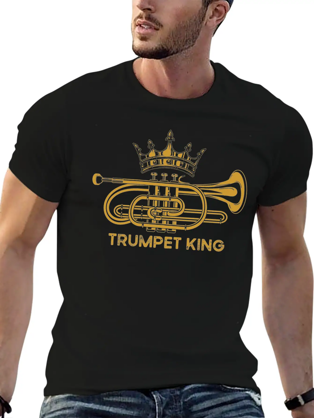 Trumpet Trumpets Trumpet Player Gift Trumpet Lover Casual Graphic T-Shirt – Simple And Comfortable Daily Wear