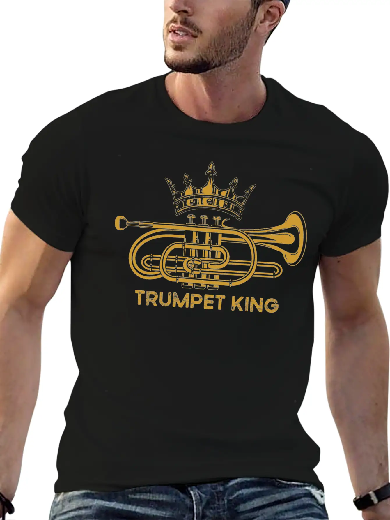 Trumpet Trumpets Trumpet Player Gift Trumpet Lover Casual Graphic T-Shirt – Simple And Comfortable Daily Wear
