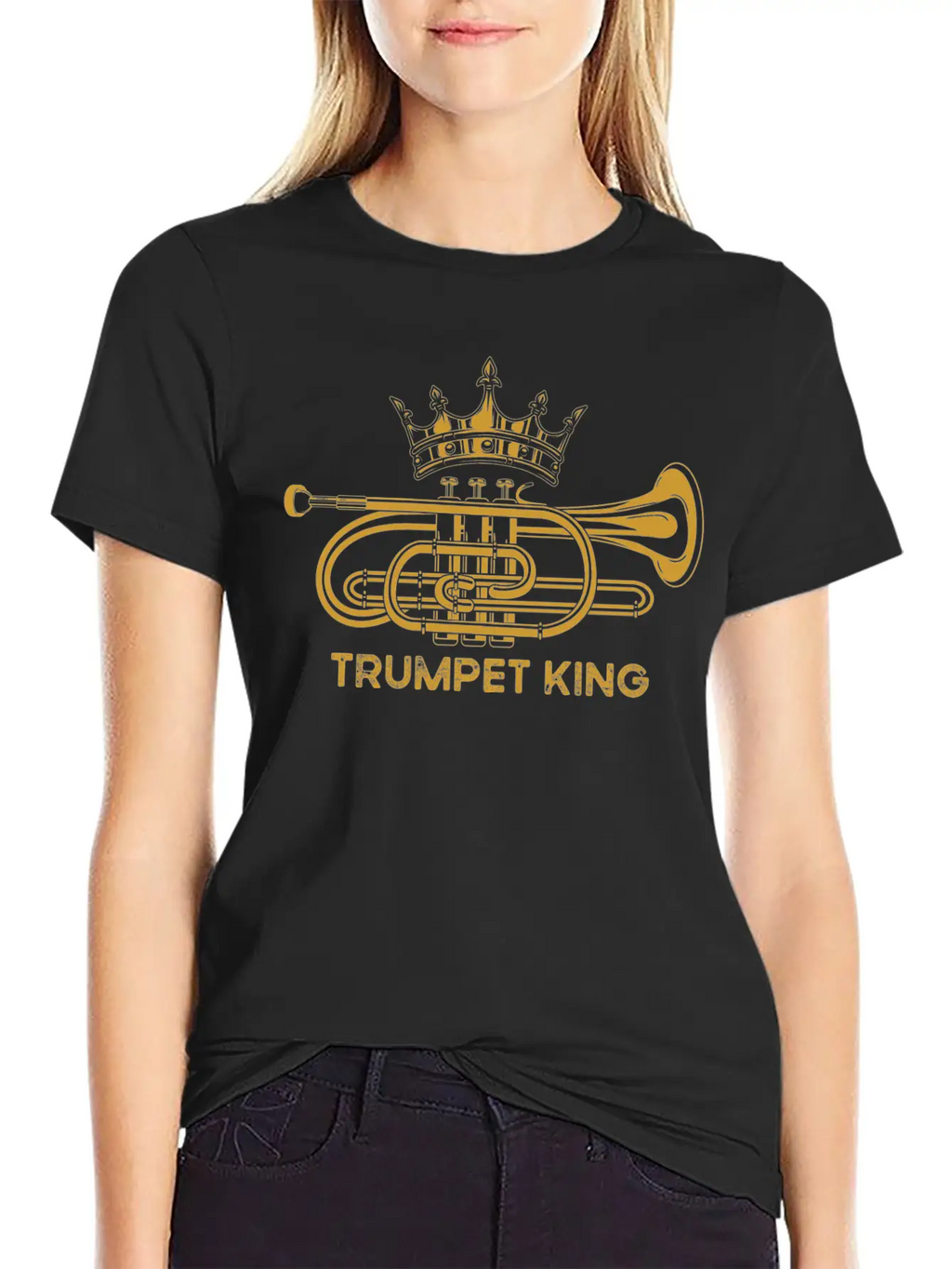 Trumpet Trumpets Trumpet Player Gift Trumpet Lover Casual Graphic T-Shirt – Simple And Comfortable Daily Wear