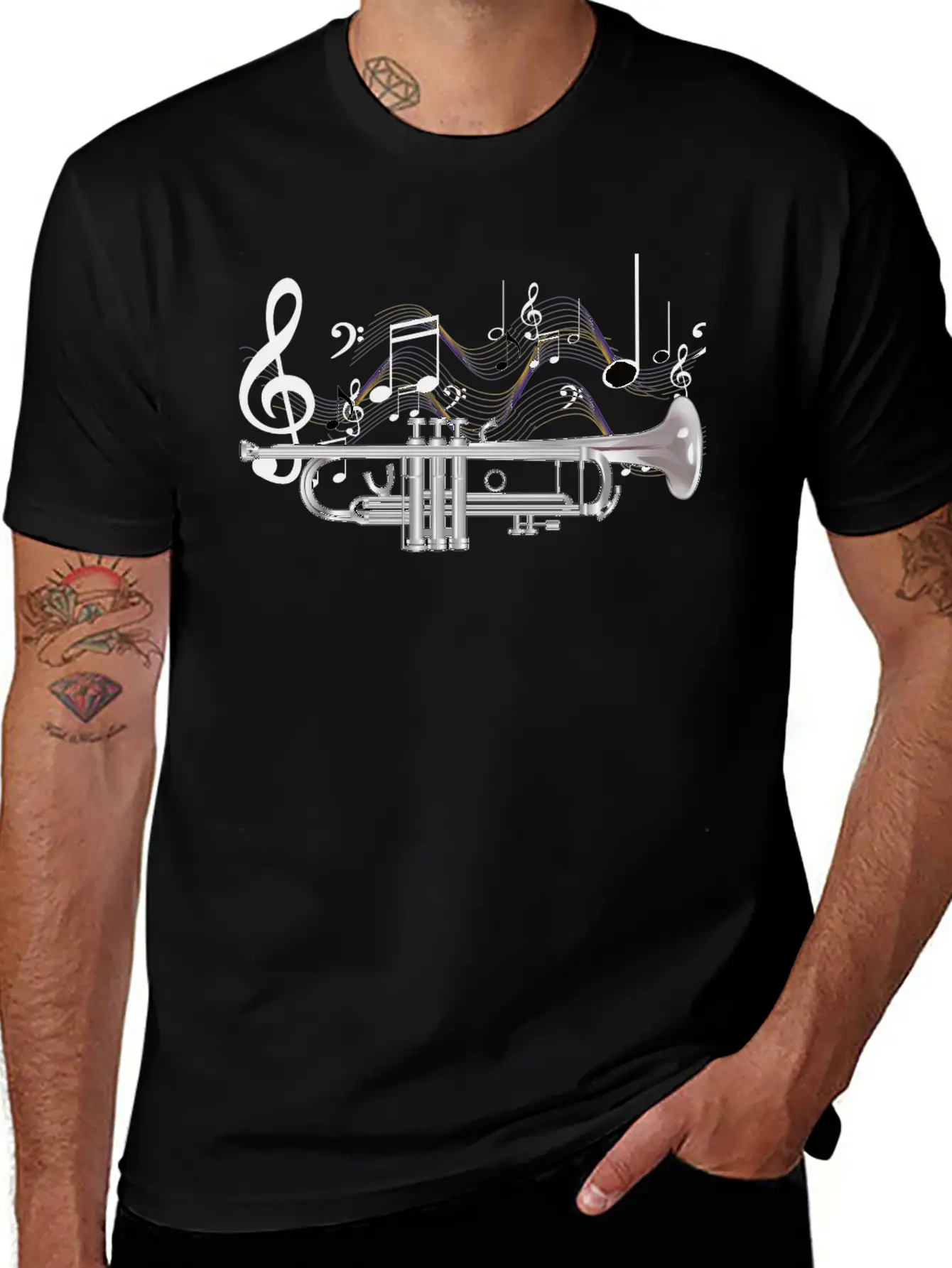 Trumpet Unisex Casual T-Shirt – Clean Design For Daily Comfort