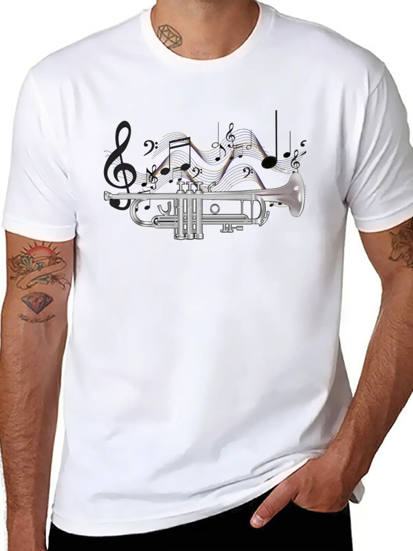 Trumpet Unisex Casual T-Shirt – Clean Design For Daily Comfort