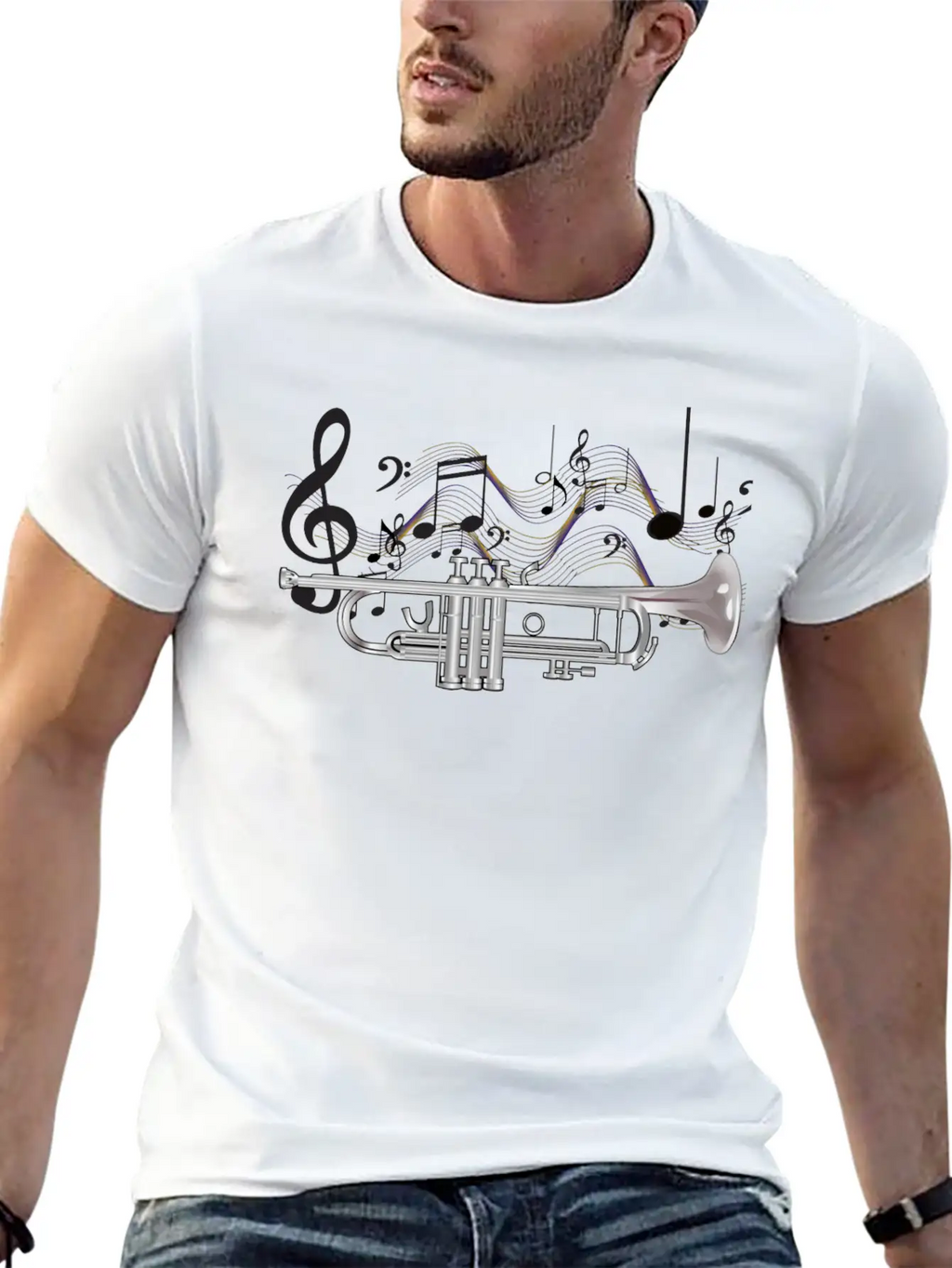 Trumpet Unisex Casual T-Shirt – Clean Design For Daily Comfort