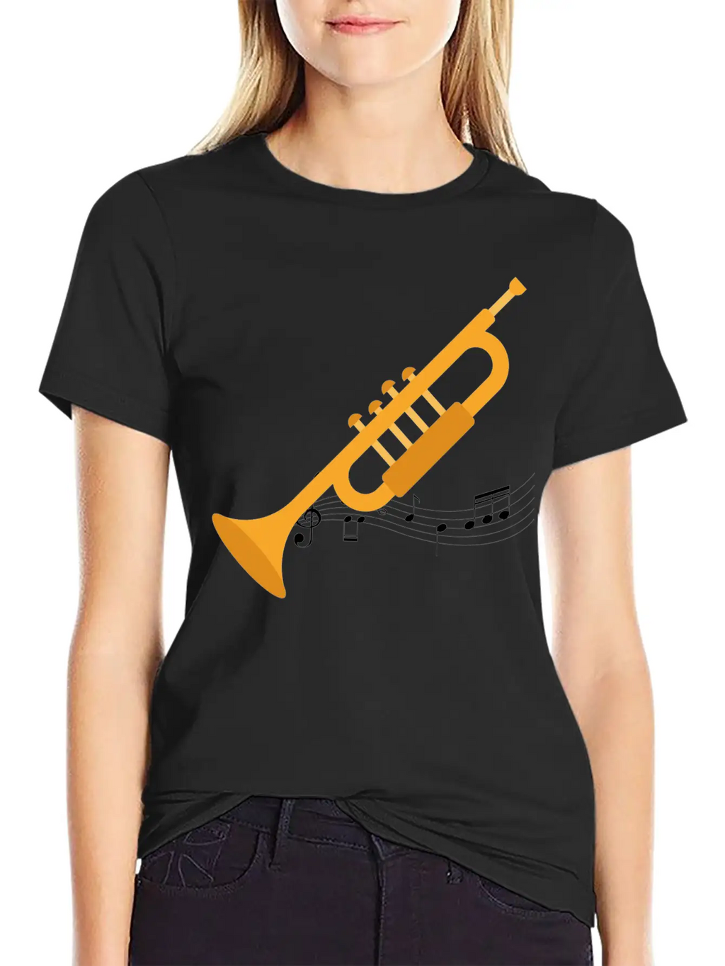Trumpeter Heartbeat Unisex Casual T-Shirt – Clean Design For Daily Comfort