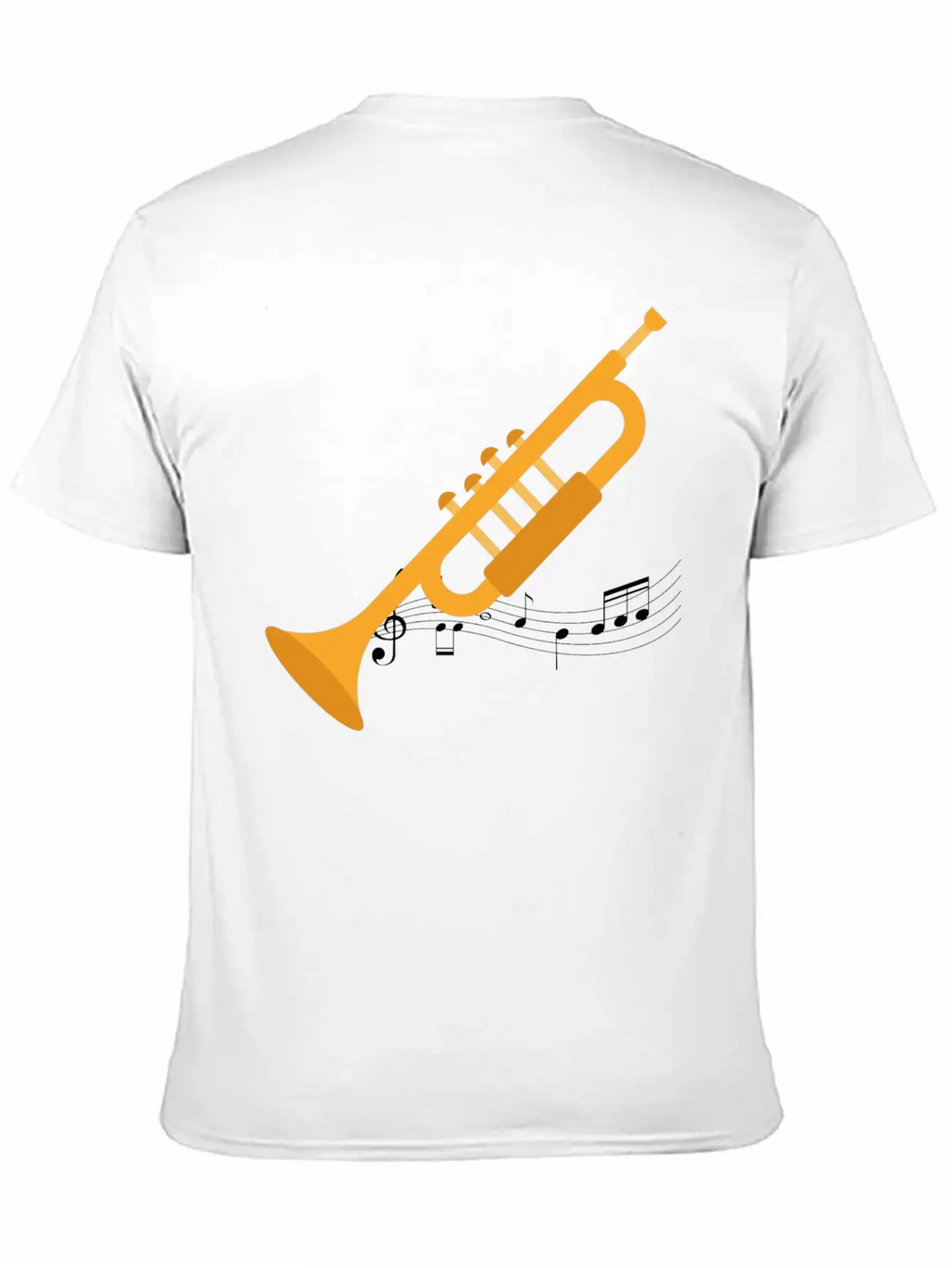 Trumpeter Heartbeat Unisex Casual T-Shirt – Clean Design For Daily Comfort