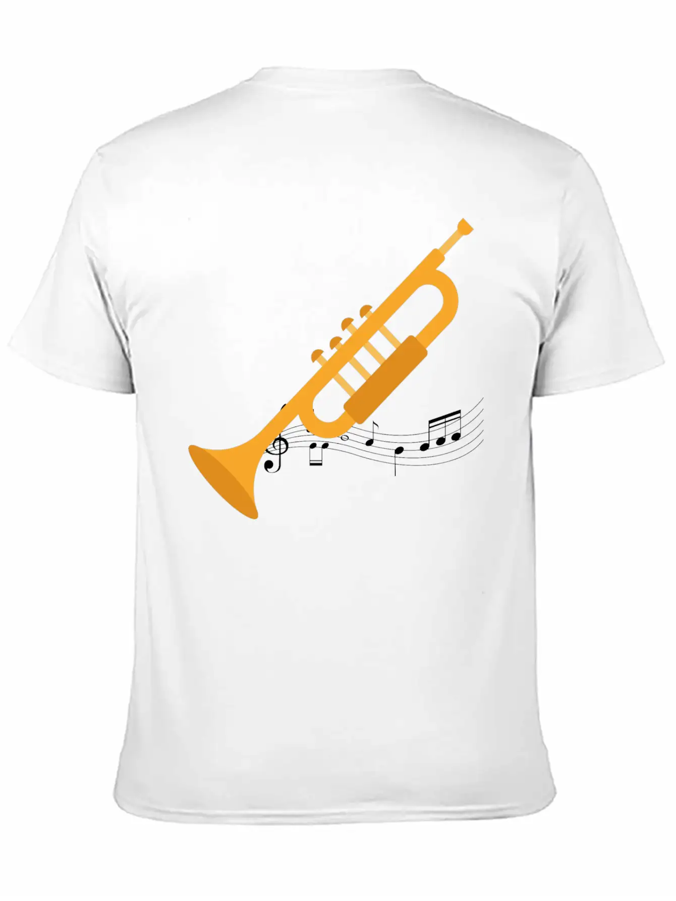 Trumpeter Heartbeat Unisex Casual T-Shirt – Clean Design For Daily Comfort