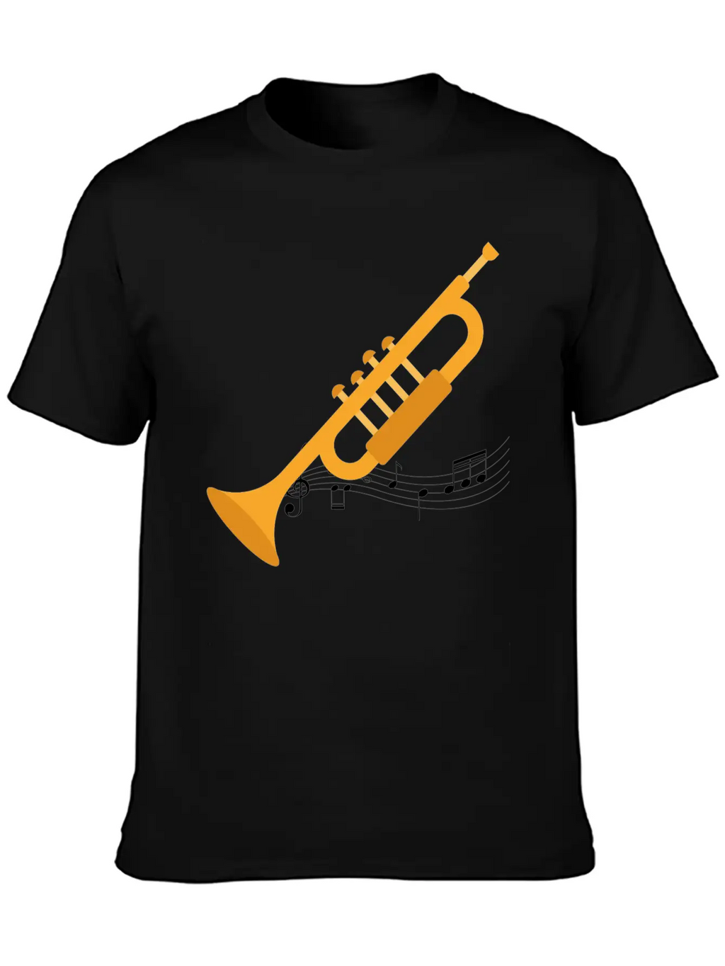 Trumpeter Heartbeat Unisex Casual T-Shirt – Clean Design For Daily Comfort
