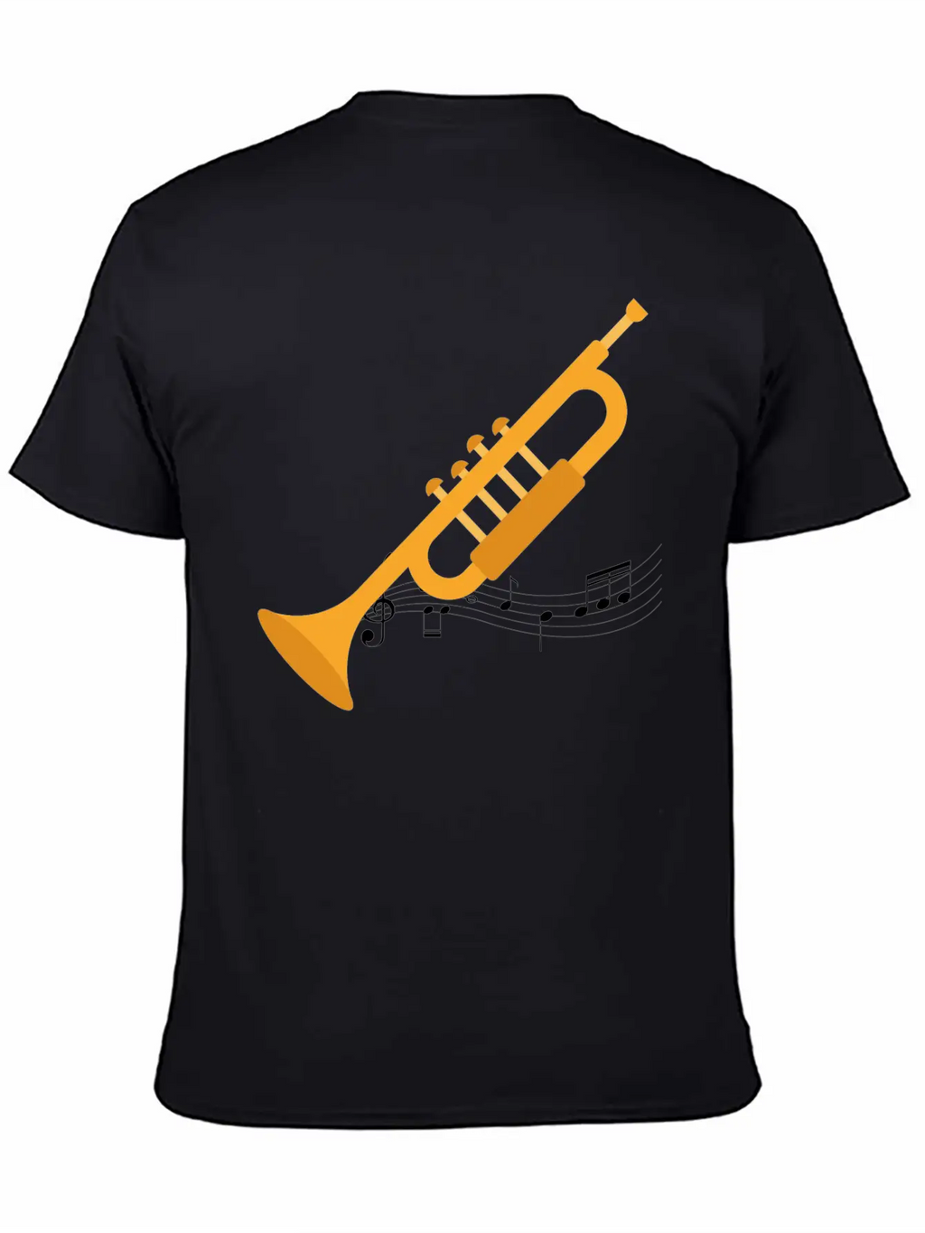 Trumpeter Heartbeat Unisex Casual T-Shirt – Clean Design For Daily Comfort
