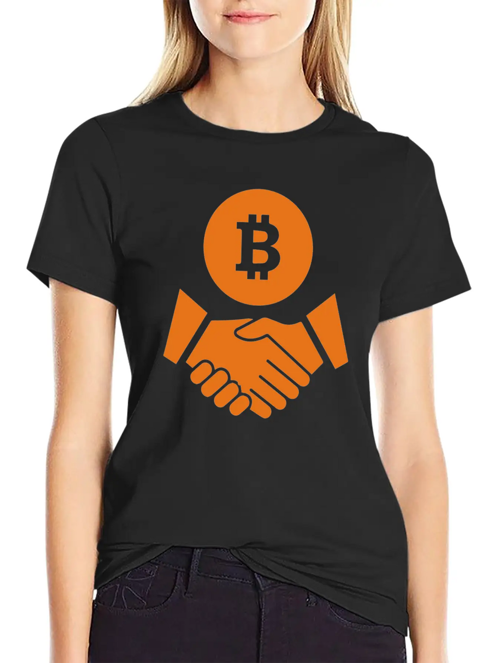 Trust Bitcoin Bitcoin Deal Icon Essential Cotton Tee For Daily Outfits – Unisex Style