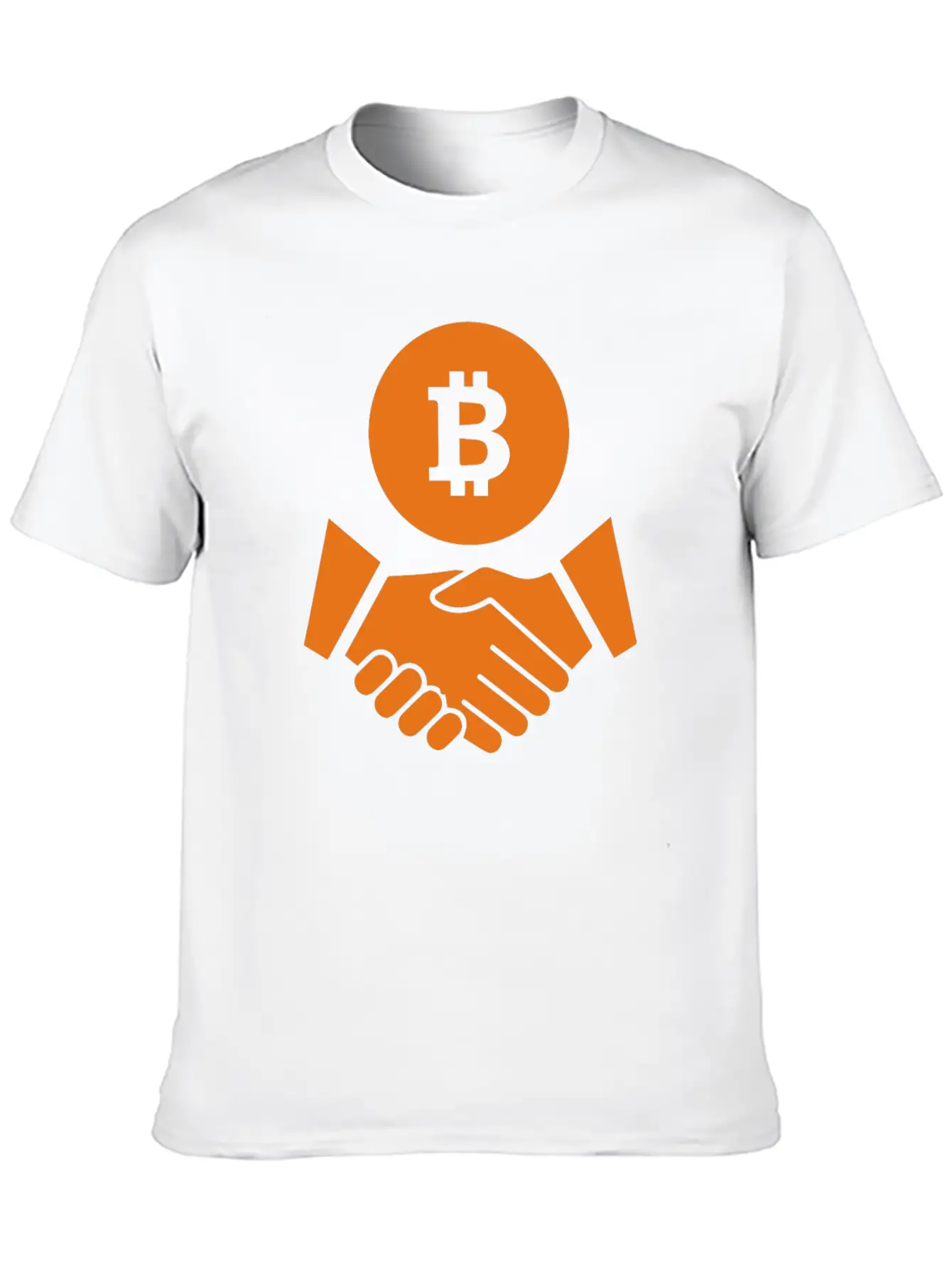 Trust Bitcoin Bitcoin Deal Icon Essential Cotton Tee For Daily Outfits – Unisex Style