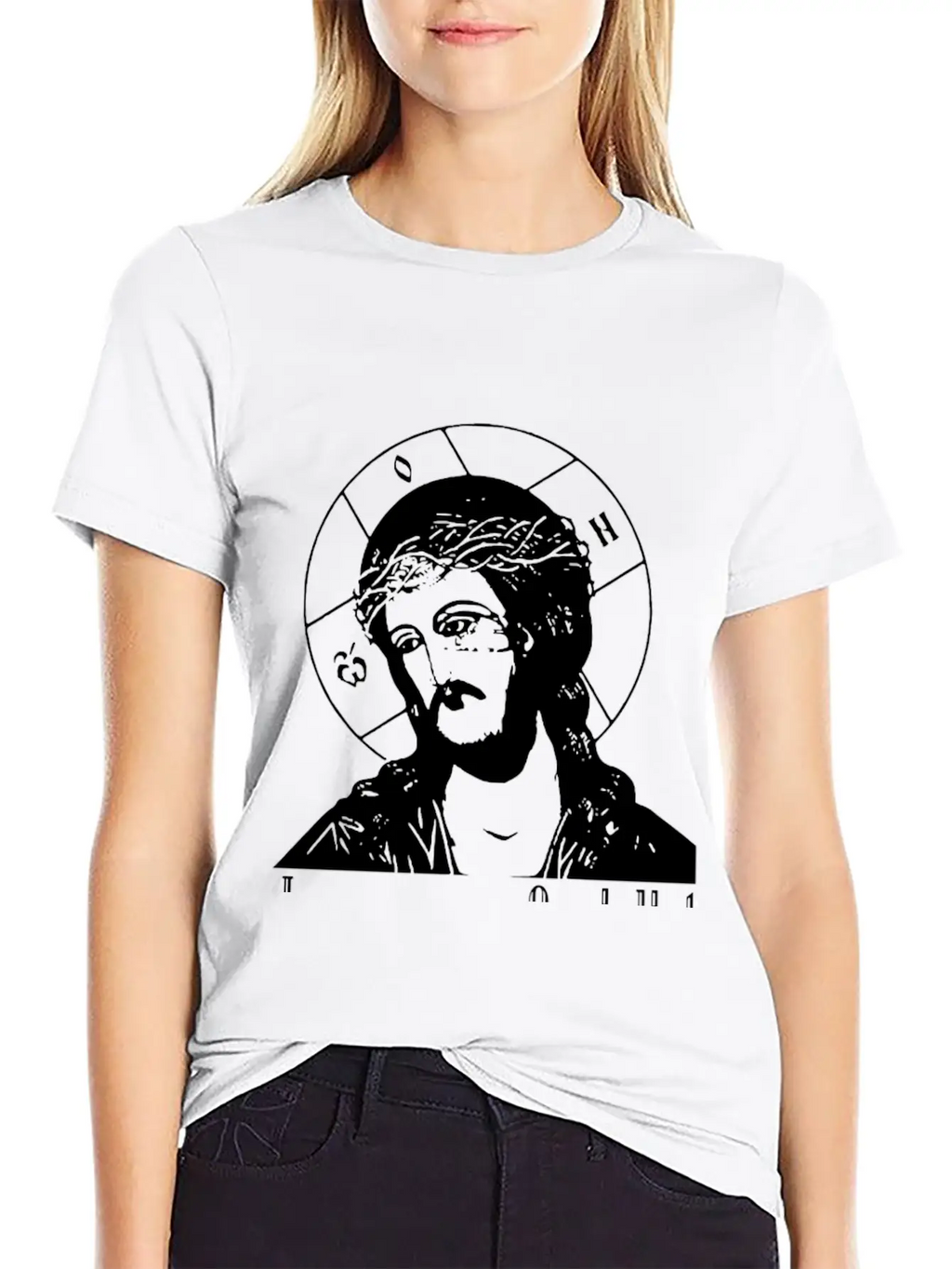 TRUST JESUS Casual Graphic T-Shirt – Simple And Comfortable Daily Wear