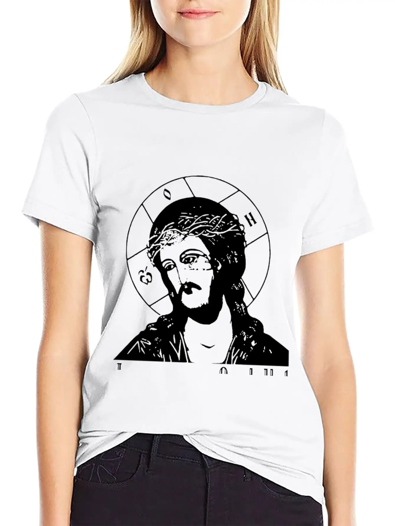 TRUST JESUS Casual Graphic T-Shirt – Simple And Comfortable Daily Wear