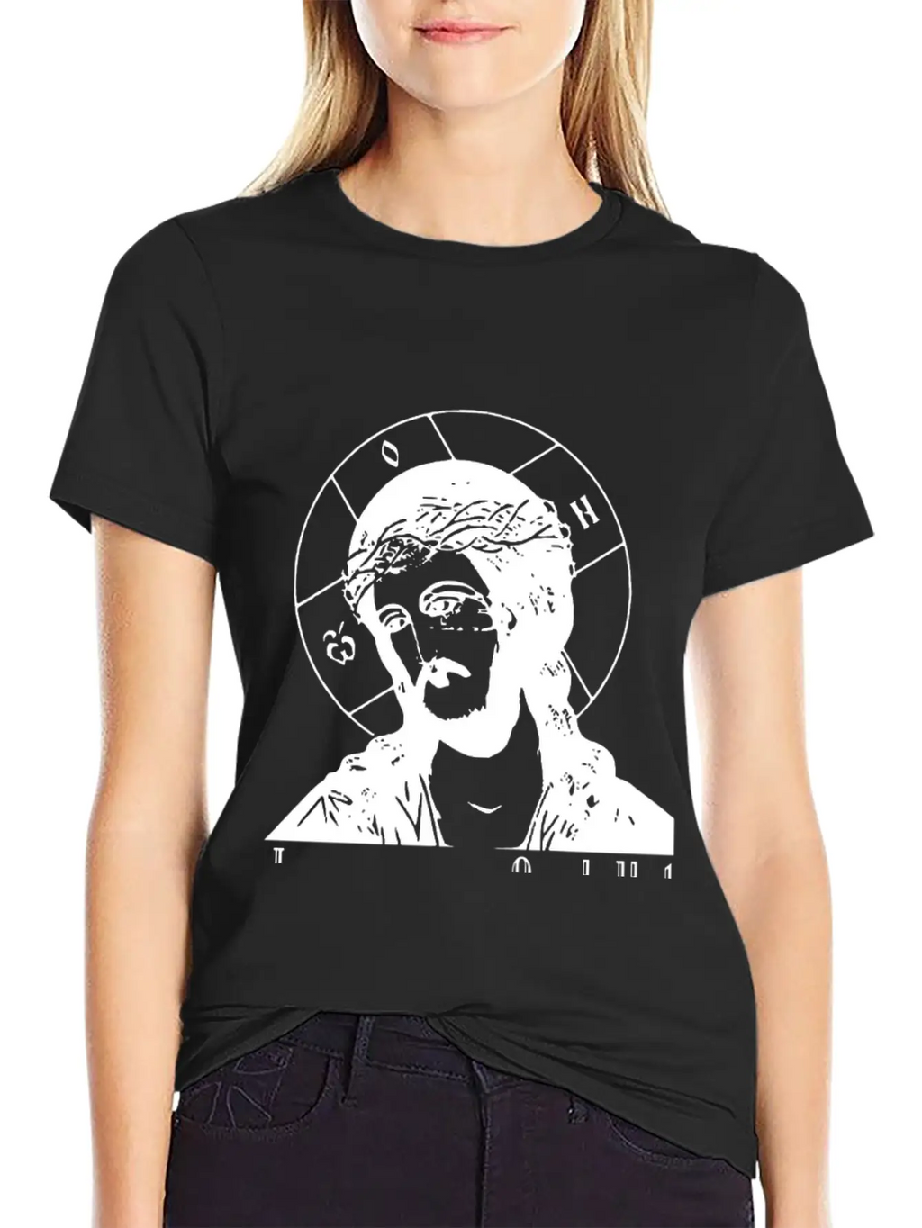 TRUST JESUS Casual Graphic T-Shirt – Simple And Comfortable Daily Wear