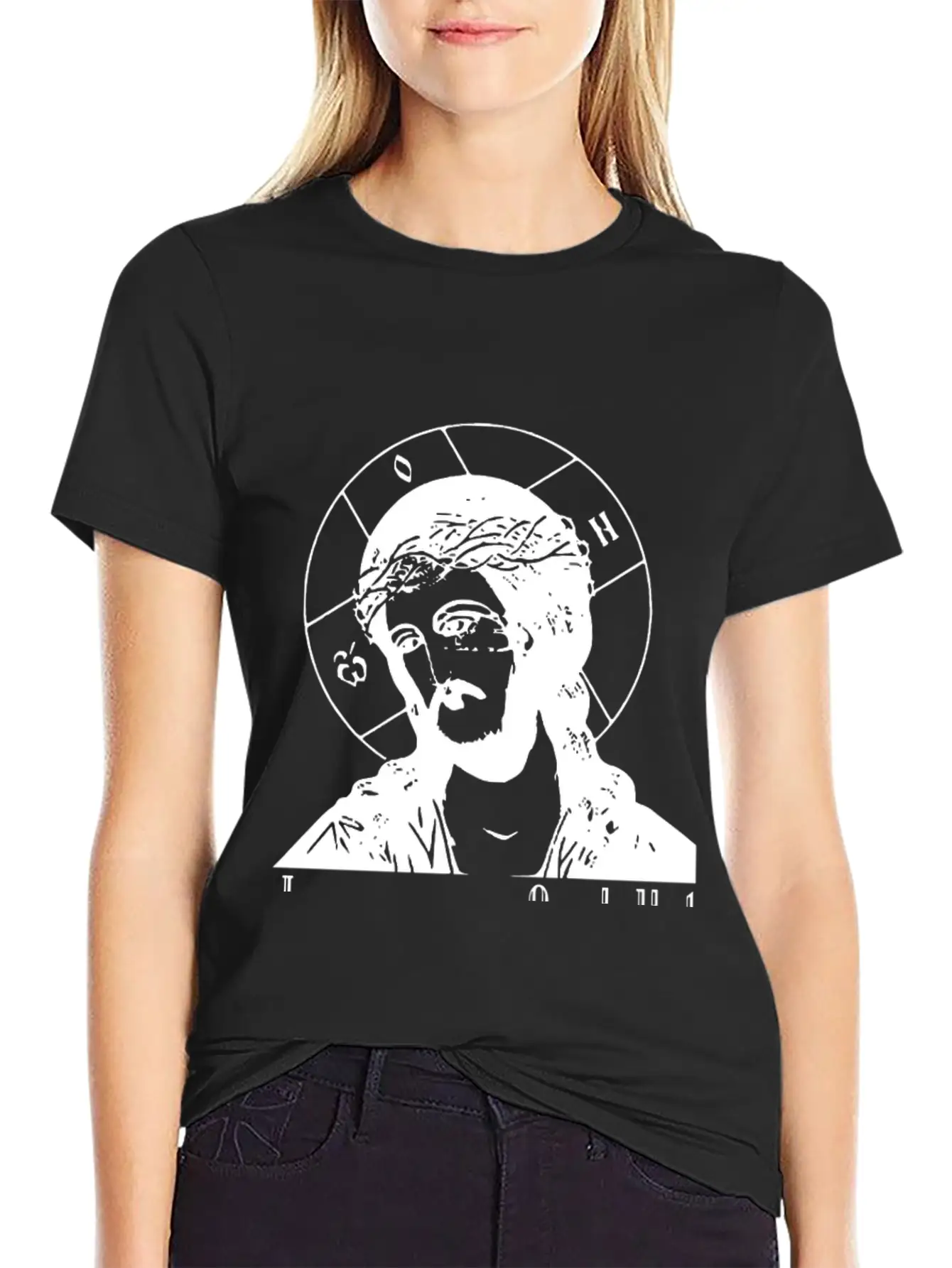 TRUST JESUS Casual Graphic T-Shirt – Simple And Comfortable Daily Wear