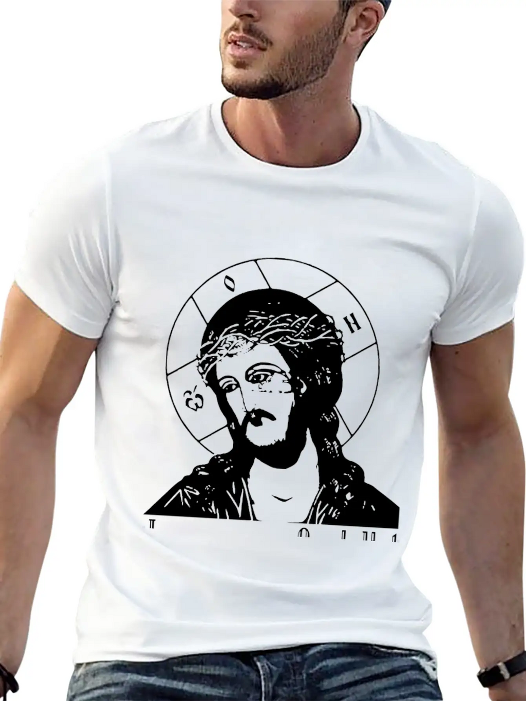 TRUST JESUS Casual Graphic T-Shirt – Simple And Comfortable Daily Wear